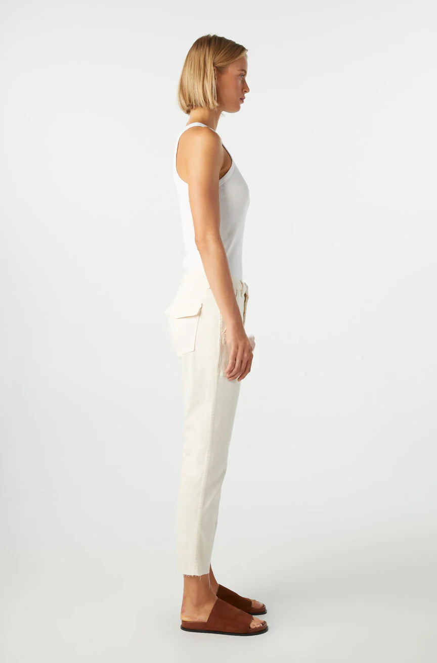 AMO Denim Easy Trouser - Bone