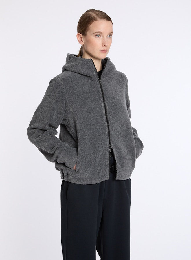 Lis Lareida Memphis Fleece Hoodie in Charcoal - SKULPT Dublin