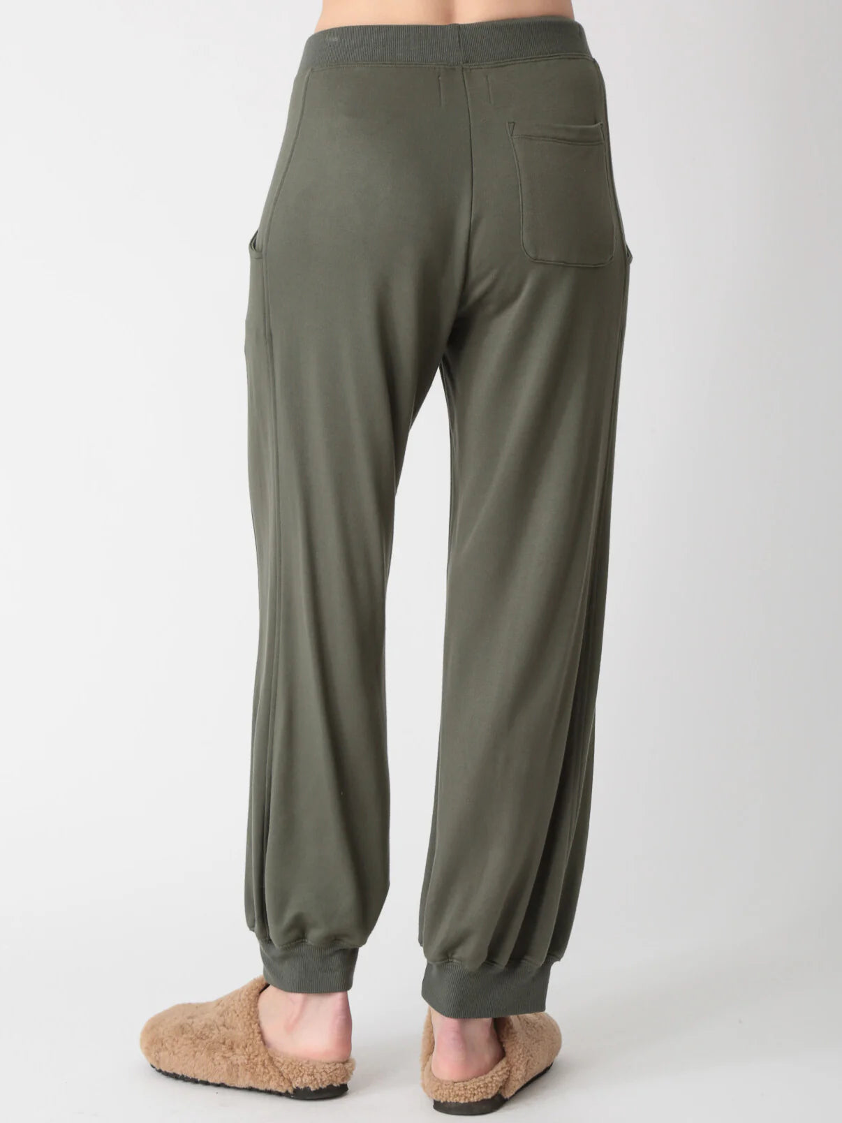 Electric and Rose Balloon Sweatpants in Khaki - SKULPT Dublin