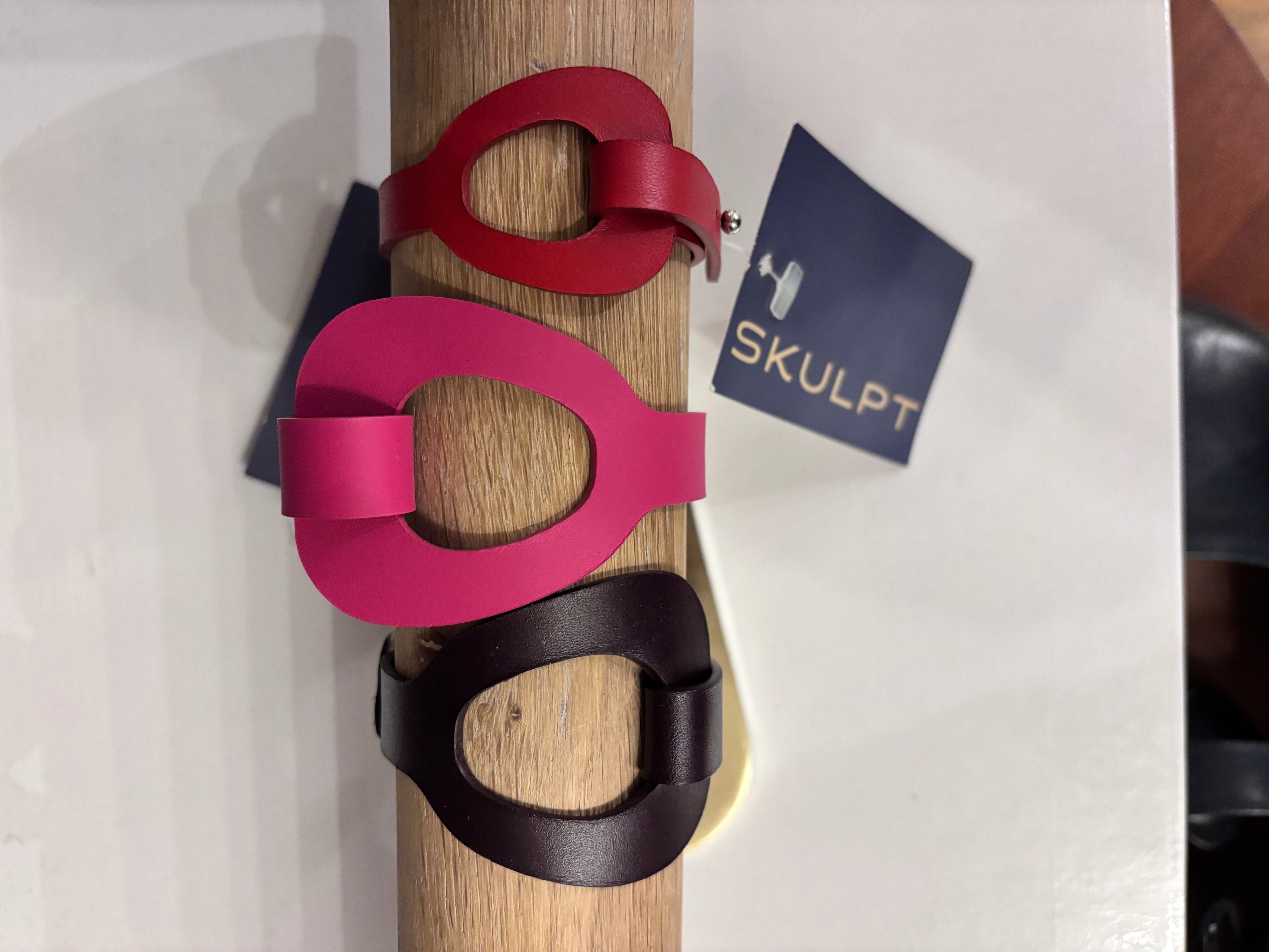 Vaincourt Bracelet La Savoureuse Large in Bordeaux