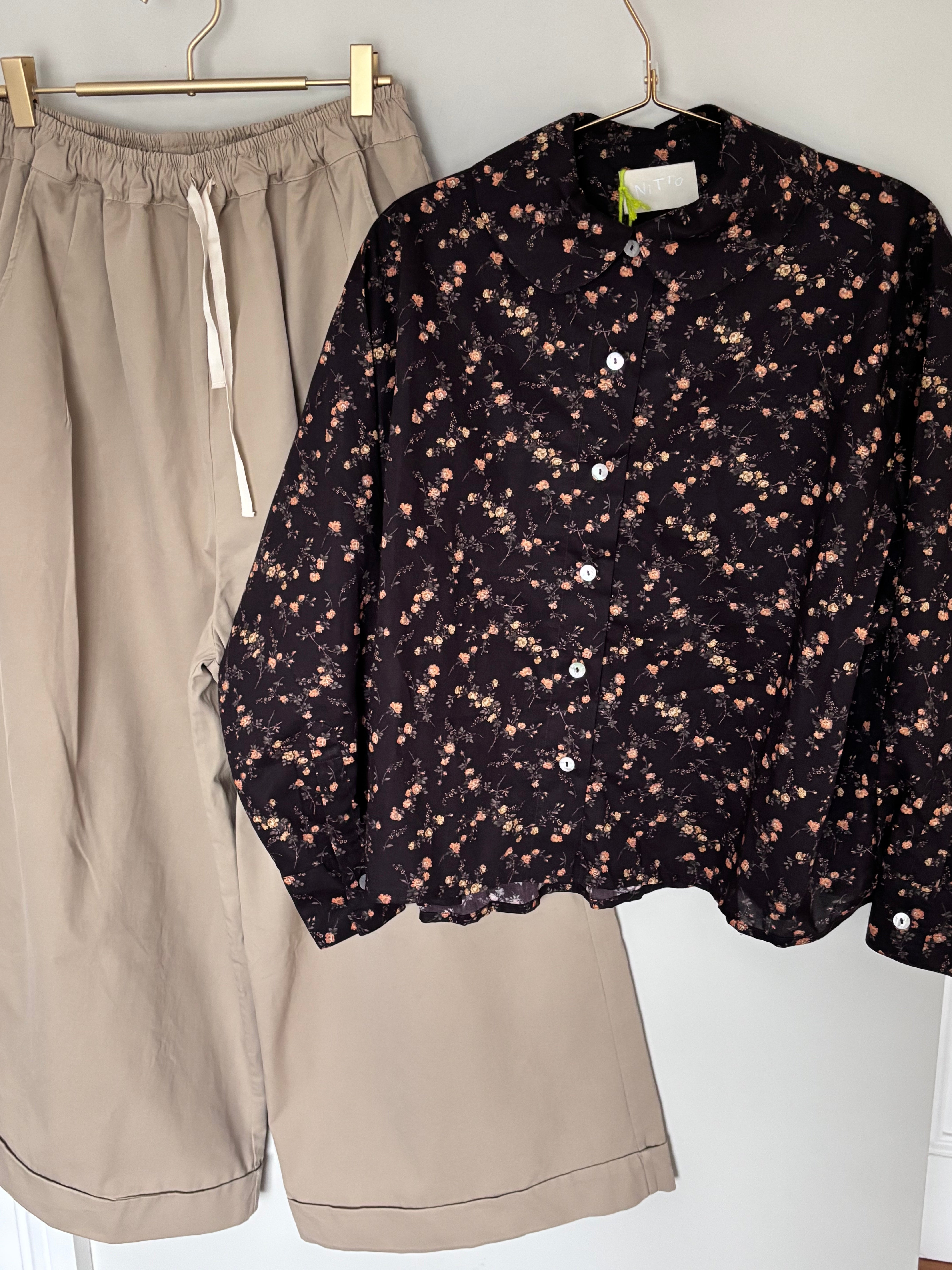 Nitto Palazzo Trouser in Sand - SKULPT Dublin