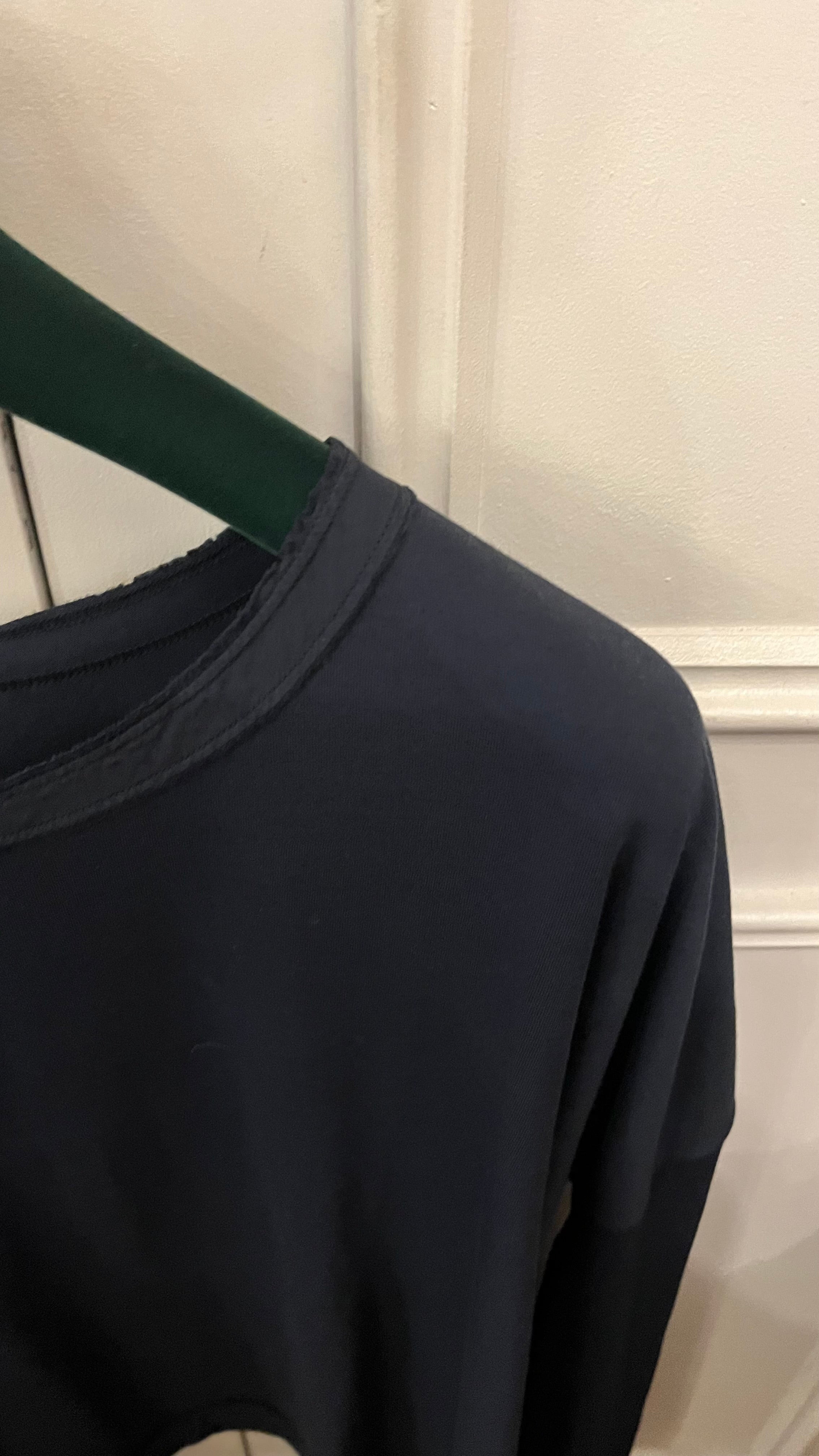 KristenseN Du Nord Long Sleeve Top in Navy - SKULPT Dublin