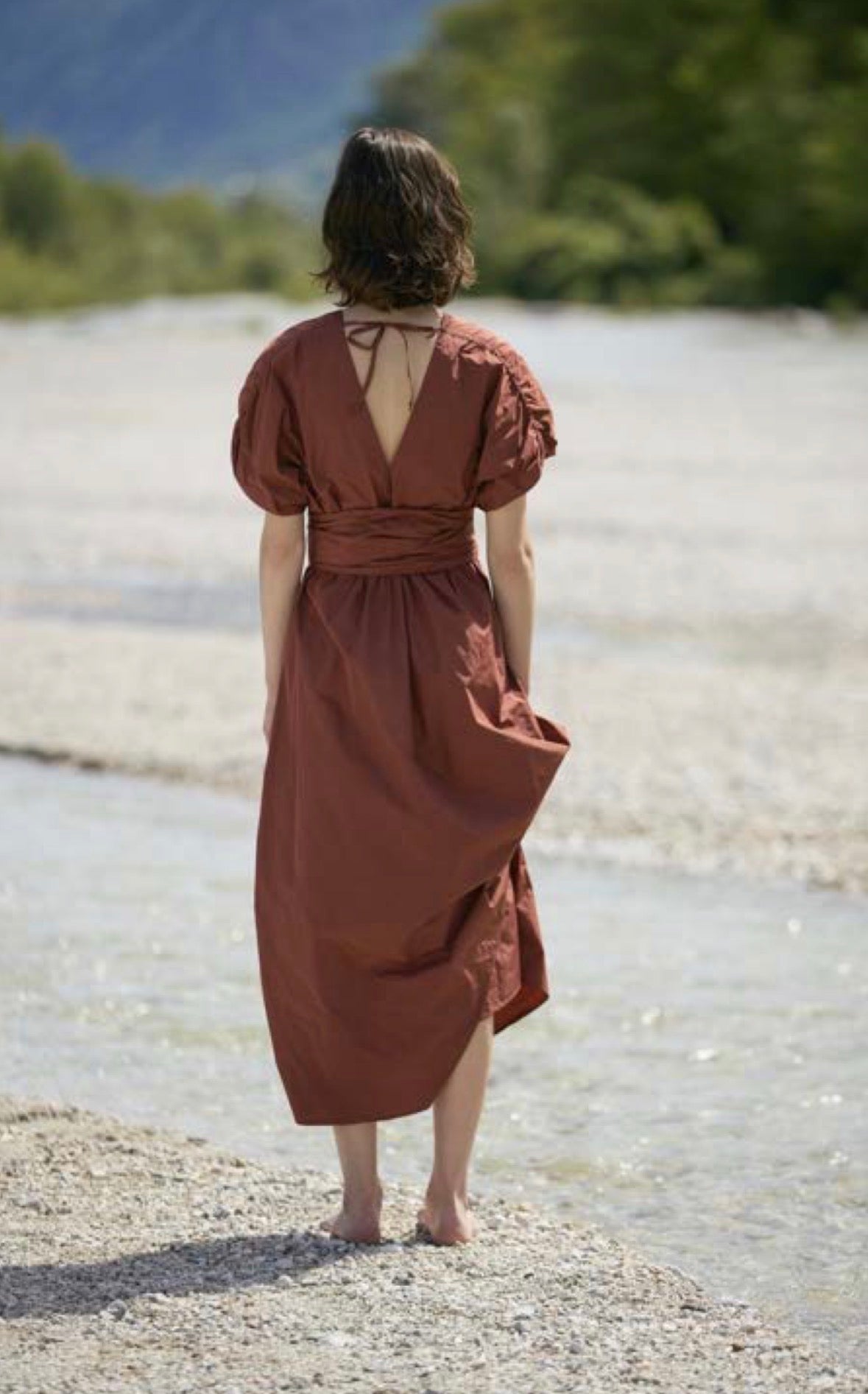 rialto48 Dress in Rust - SKULPT Dublin