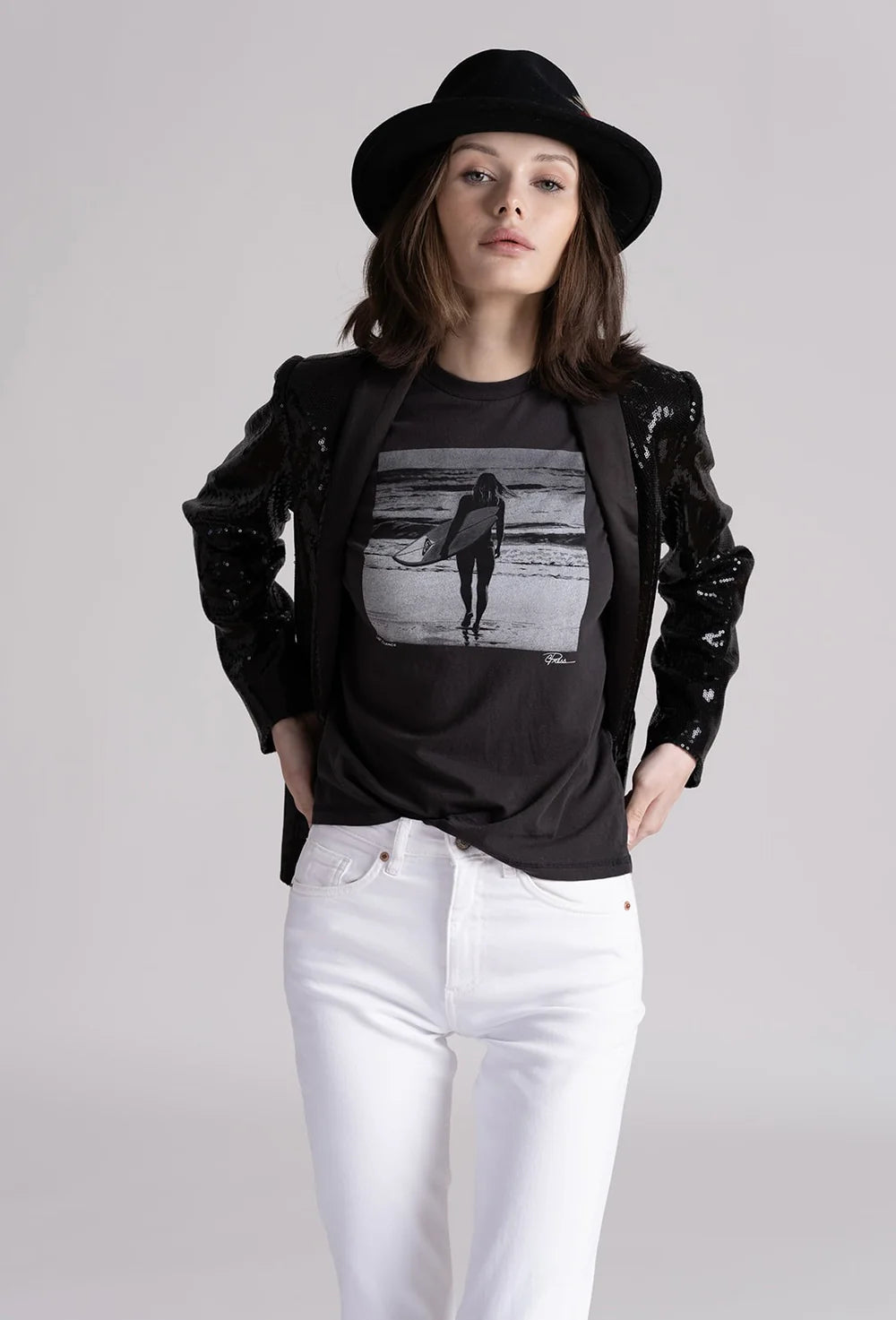 CPress Studio Last Chance Short Sleeve Tee in Worn Black - SKULPT Dublin