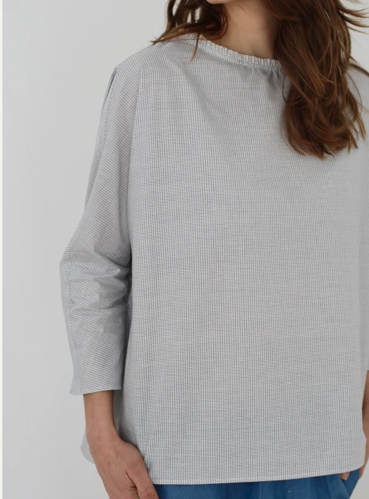 Apuntob Bracelet Sleeve Top in Meringue - SKULPT Dublin