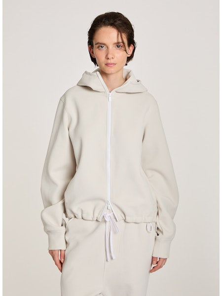 Lis Lareida Memphis Zip Up Hoodie in Flour - SKULPT Dublin