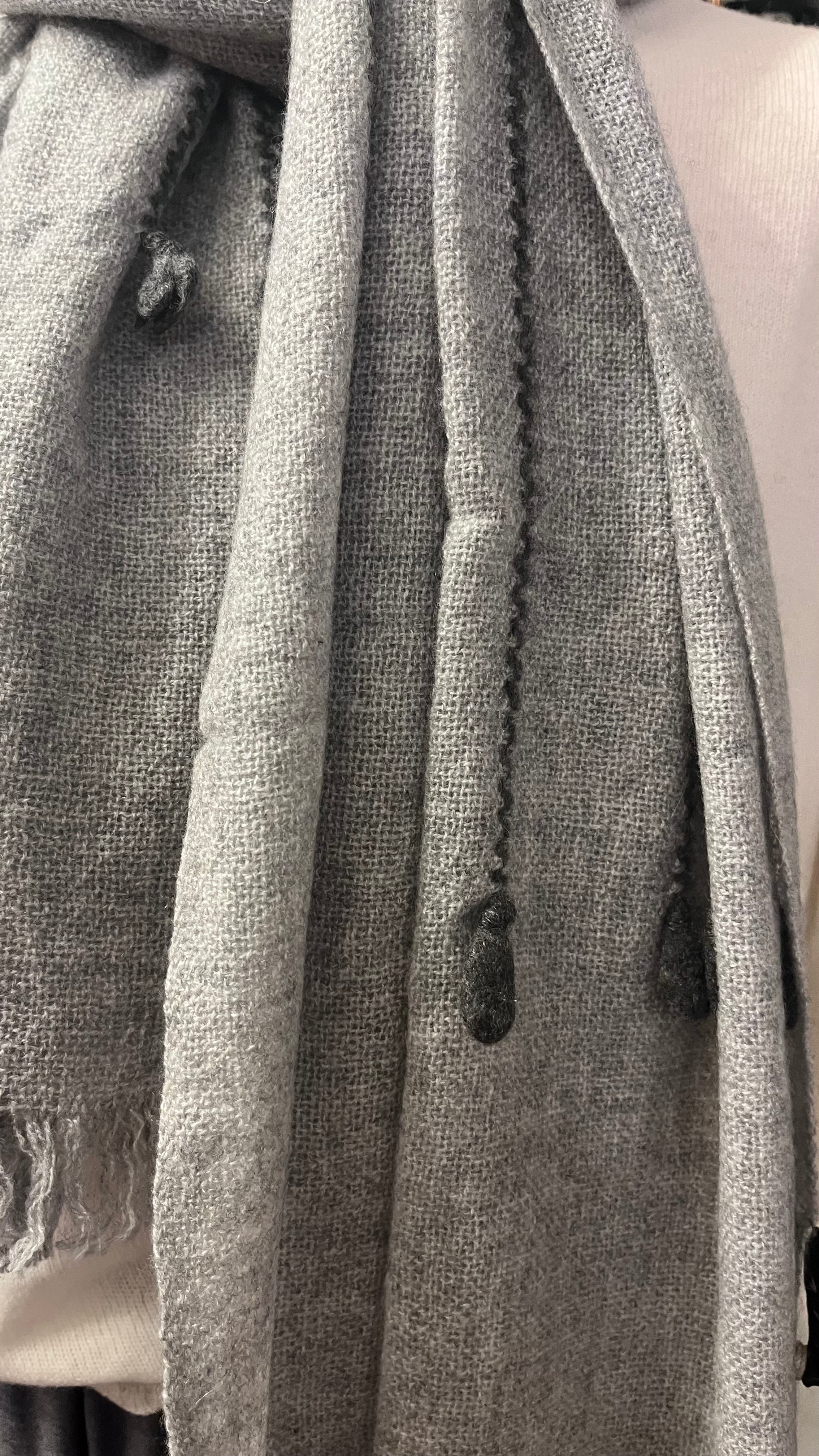 Oats & Rice Seedling Scarf in Pewter - SKULPT Dublin