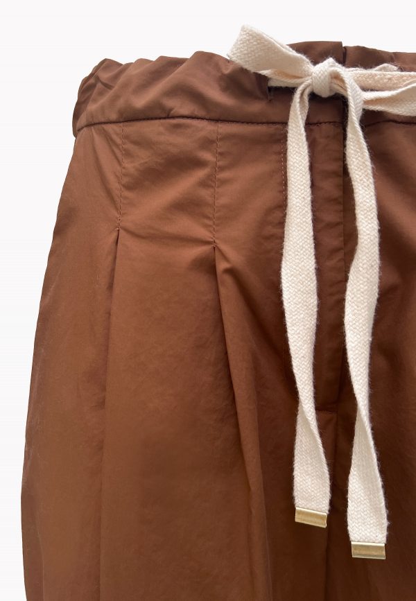 Hanami D'Or Cotton Trousers in Beige - SKULPT Dublin