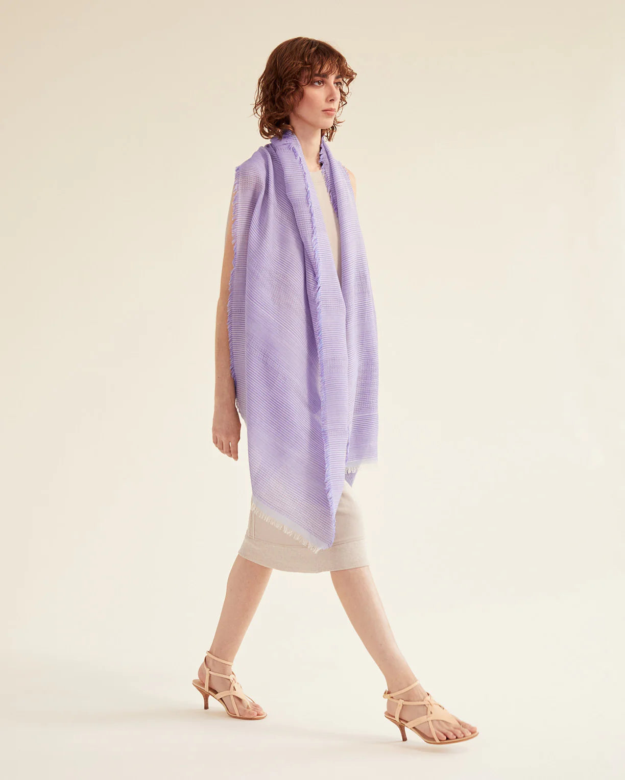 Trait Scarf in Grape - SKULPT Dublin