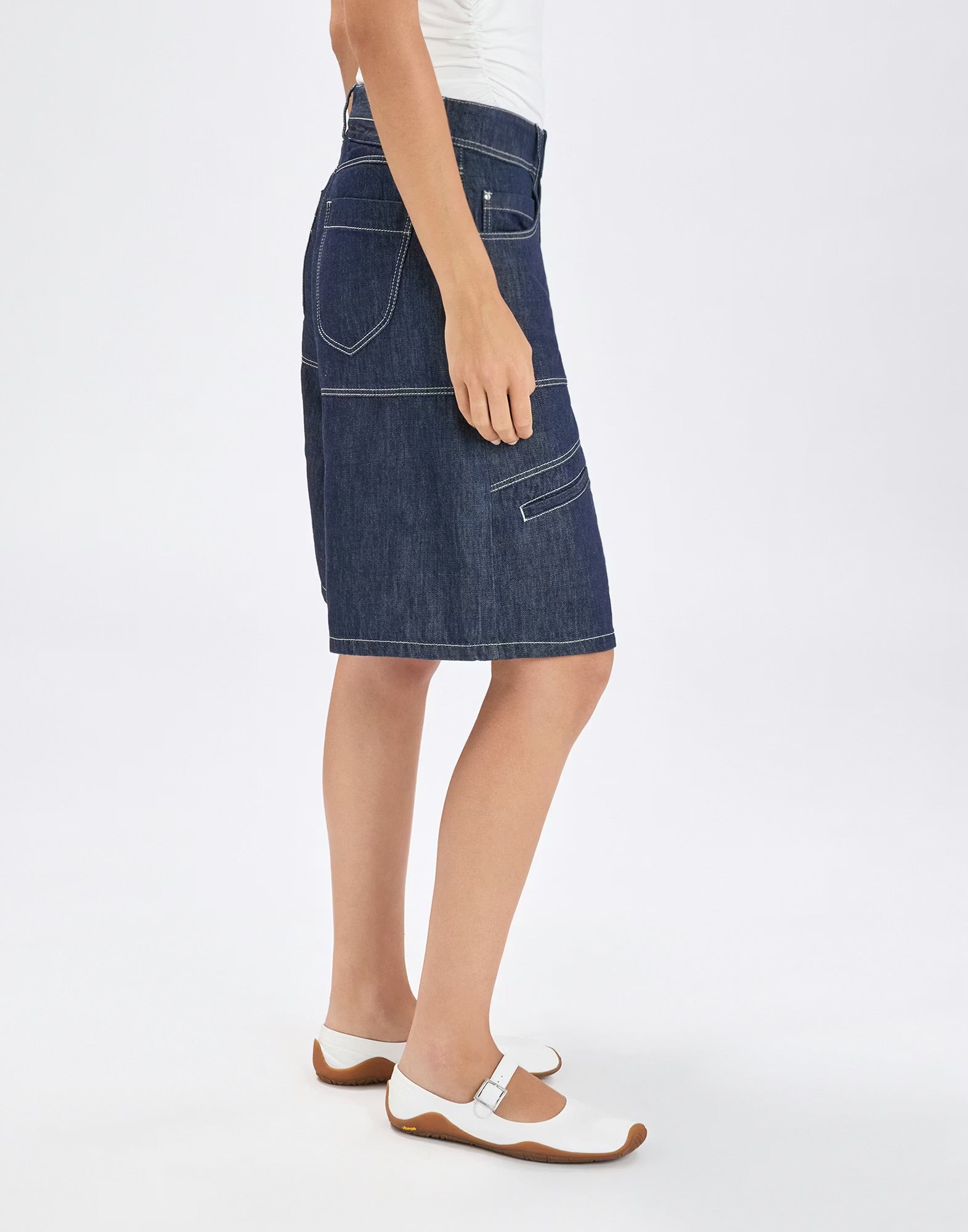 HIGH Everyday Hitcher Shorts in Denim - SKULPT Dublin