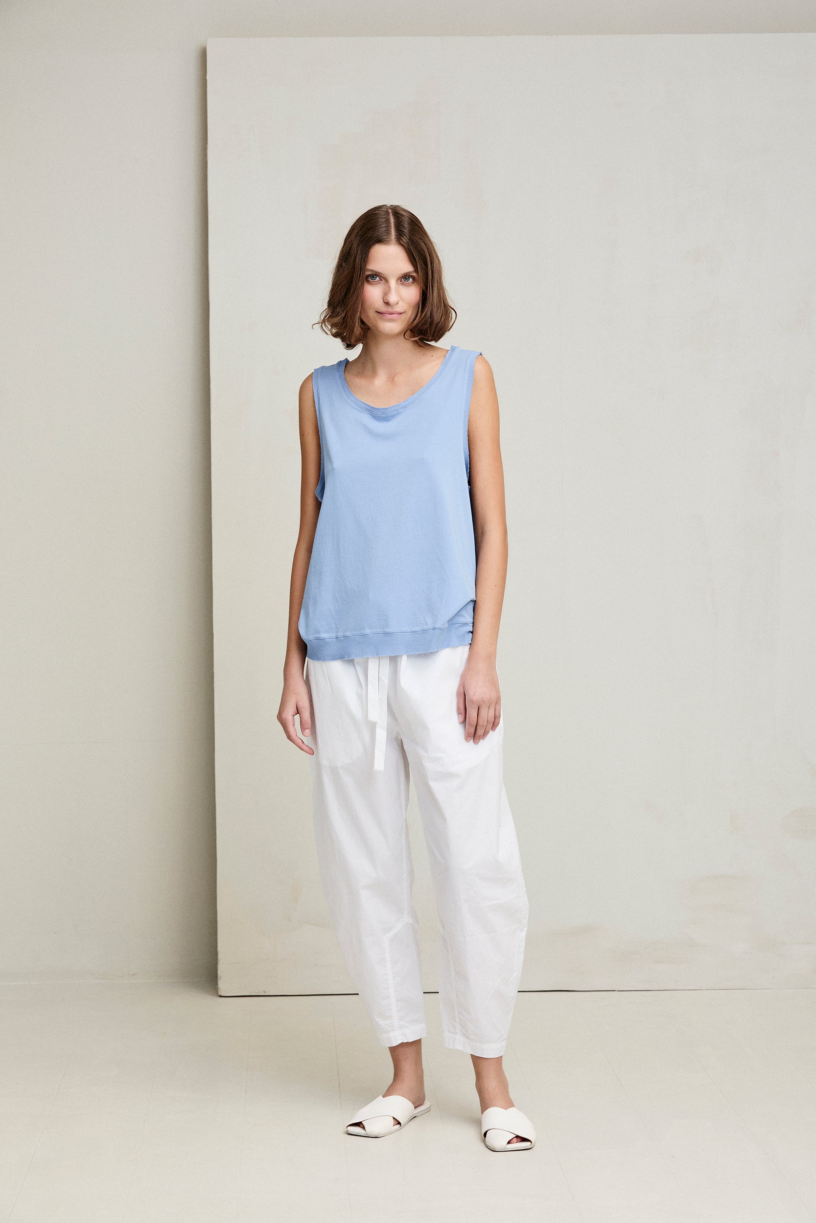 KristenseN Du Nord Long Sleeve Top in Blue - SKULPT Dublin