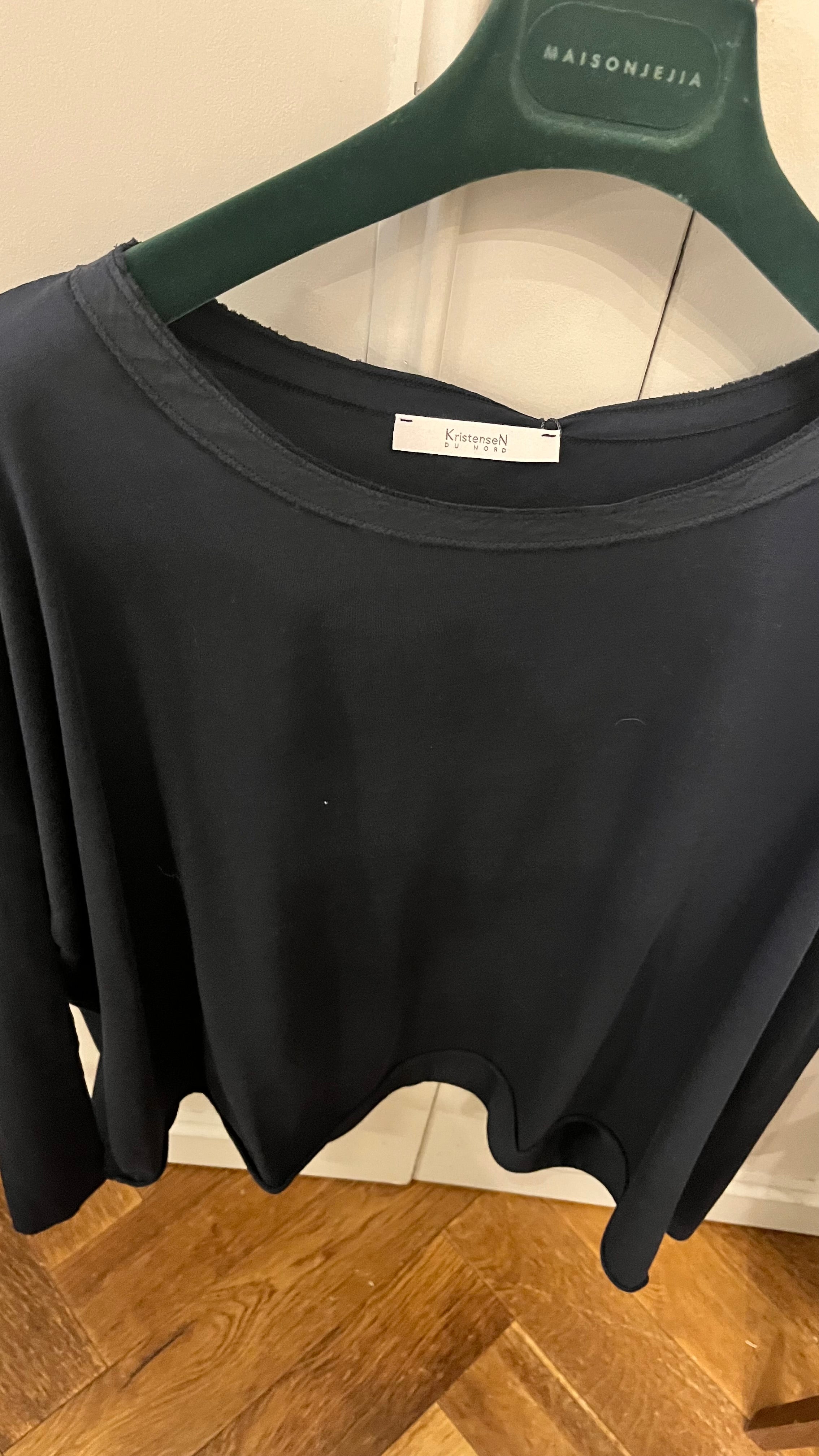 KristenseN Du Nord Long Sleeve Top in Navy - SKULPT Dublin