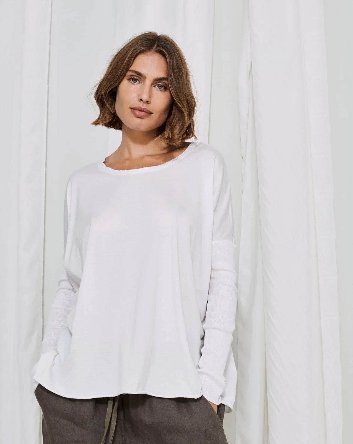 KristenseN Du Nord Long Sleeve Top in Forest - SKULPT Dublin