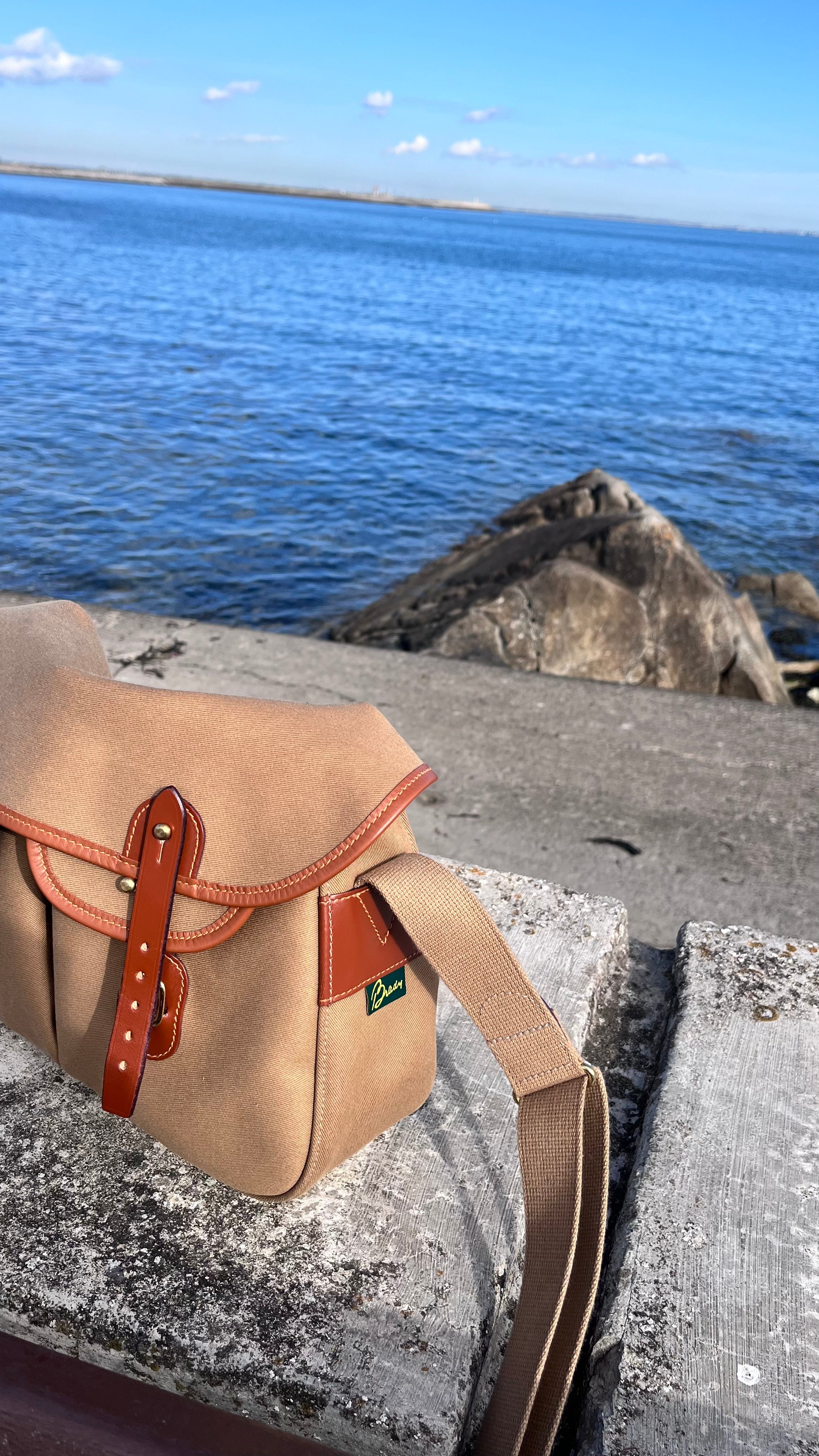 Brady Ariel Crossbody Bag in Khaki - SKULPT Dublin