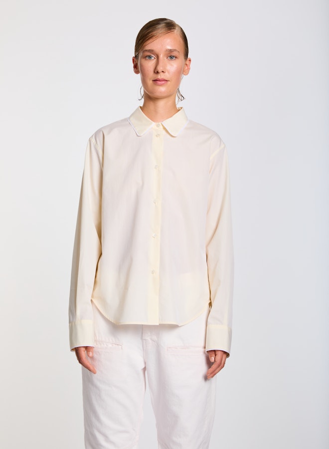 Lis Lareida Dante Shirt In Butter Yellow - SKULPT Dublin