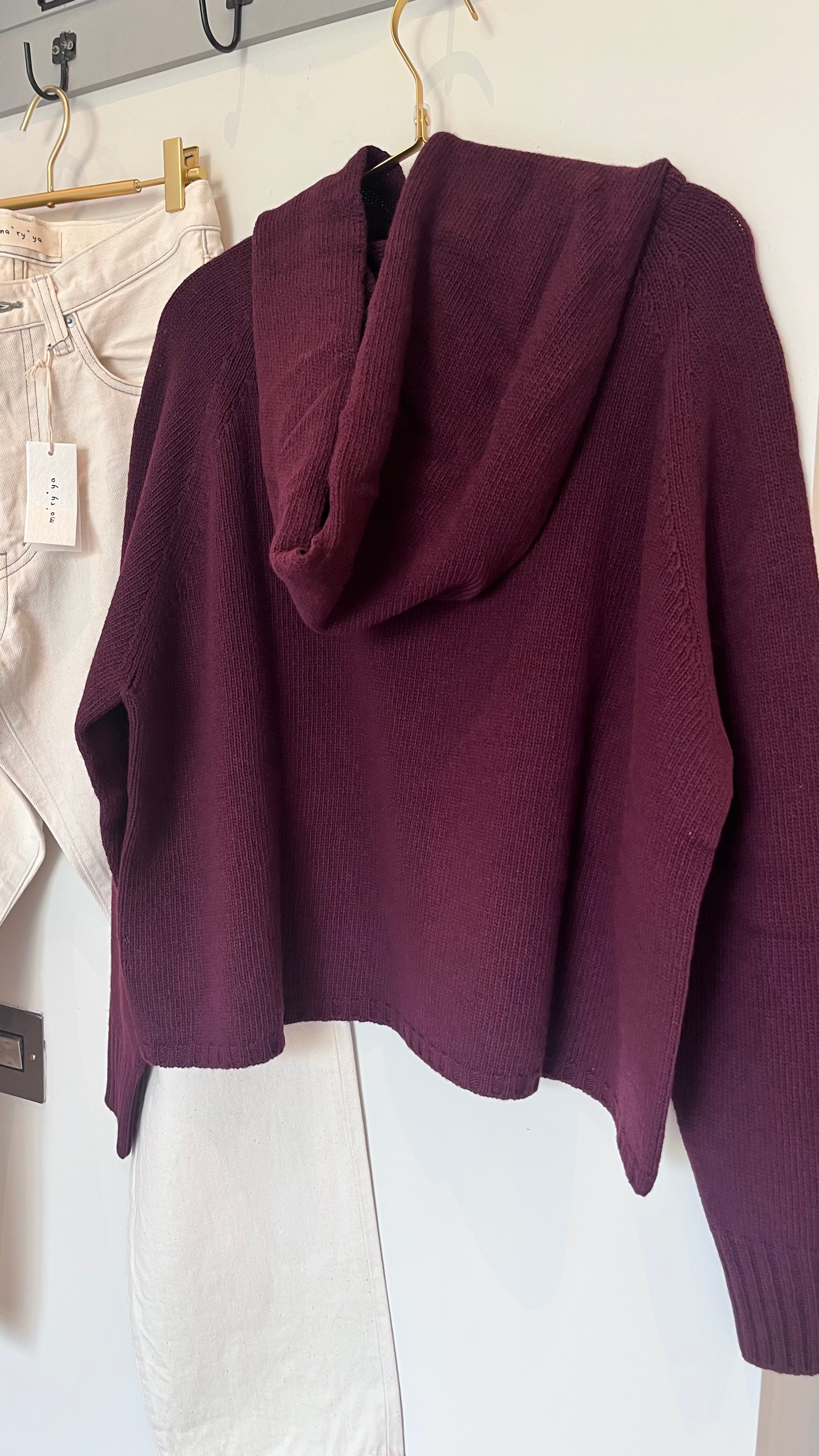 Ma'ry'ya Official Hoodie In Bordeaux - SKULPT Dublin