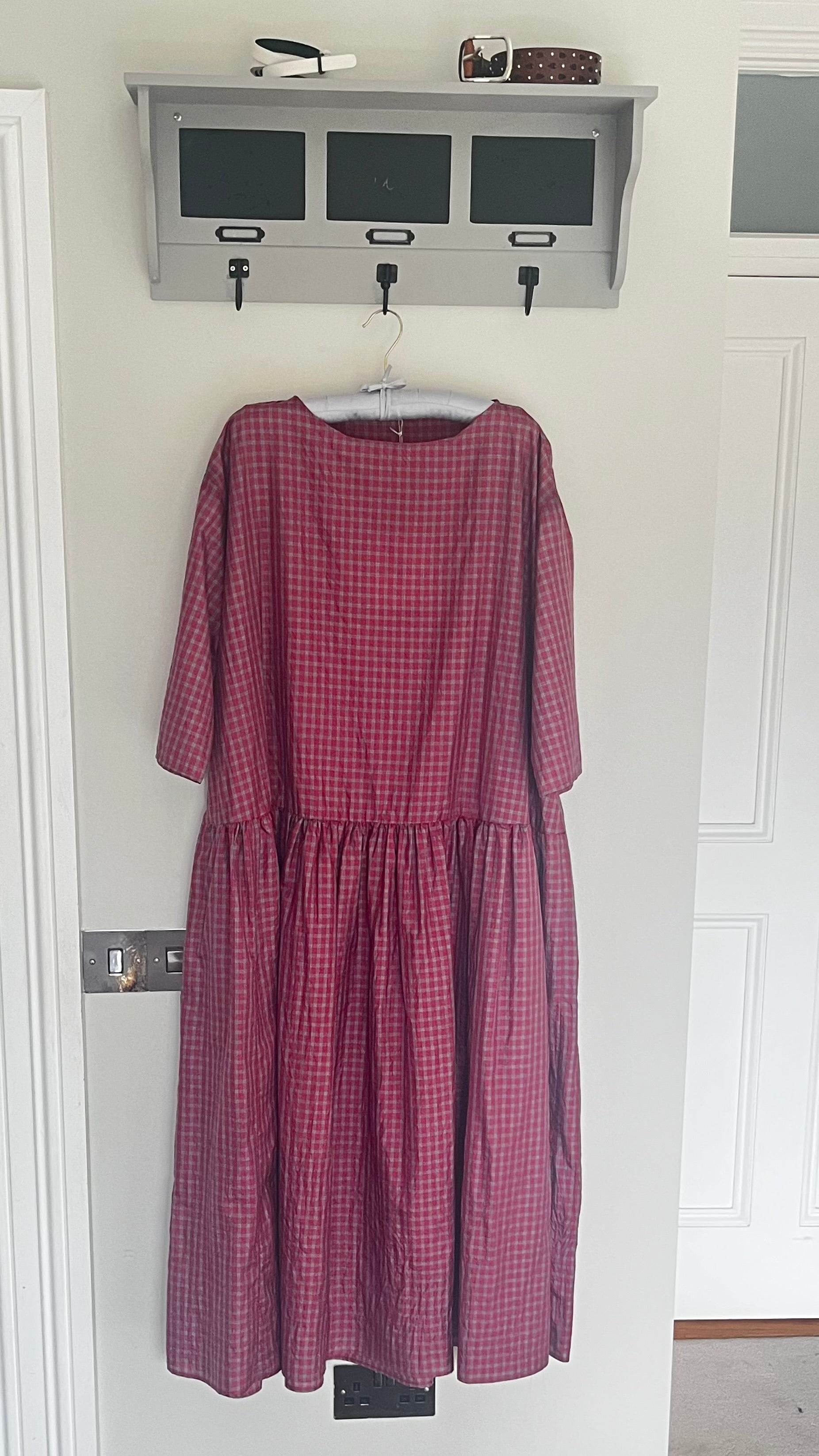 ApuntoB Silk Dress in Tartan - SKULPT Dublin