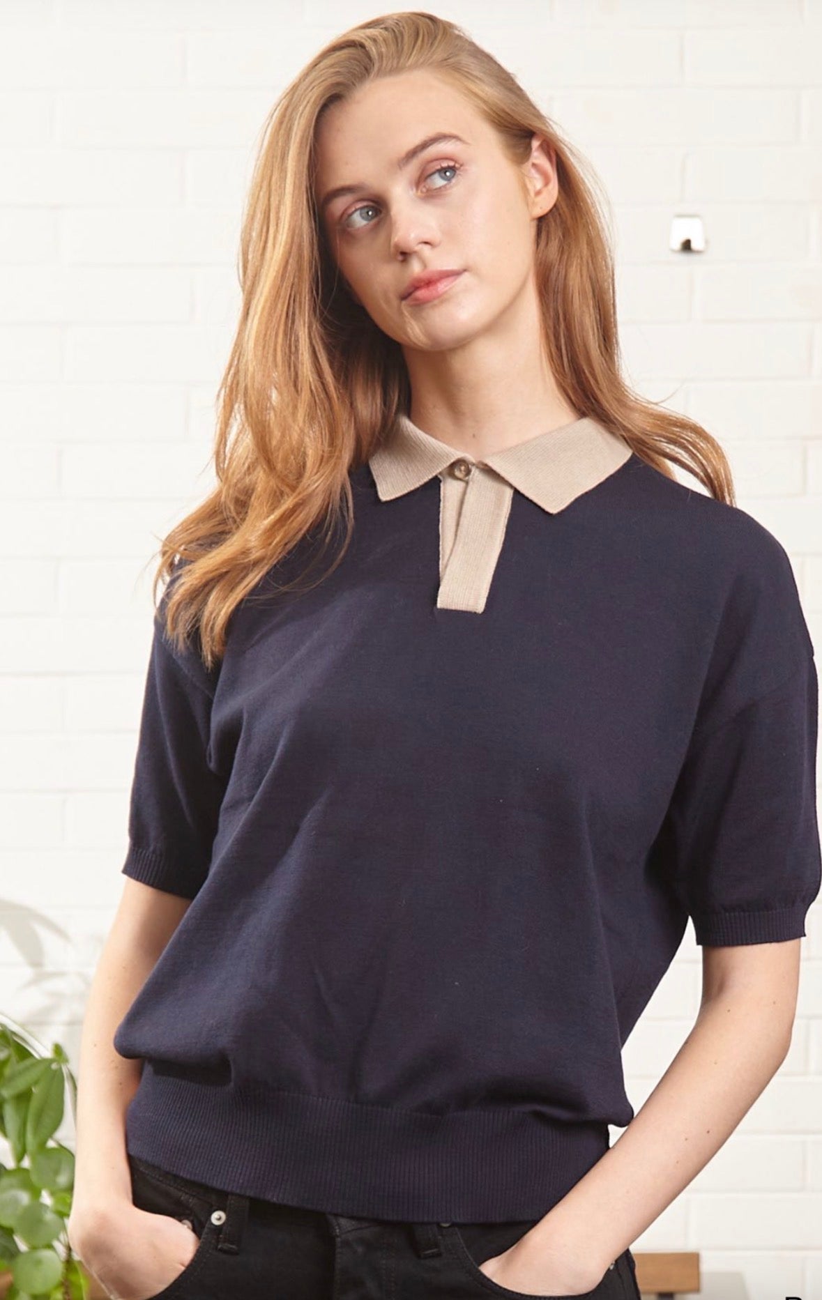 Ma'ry'ya Official Bicolour Polo Jumper - SKULPT Dublin