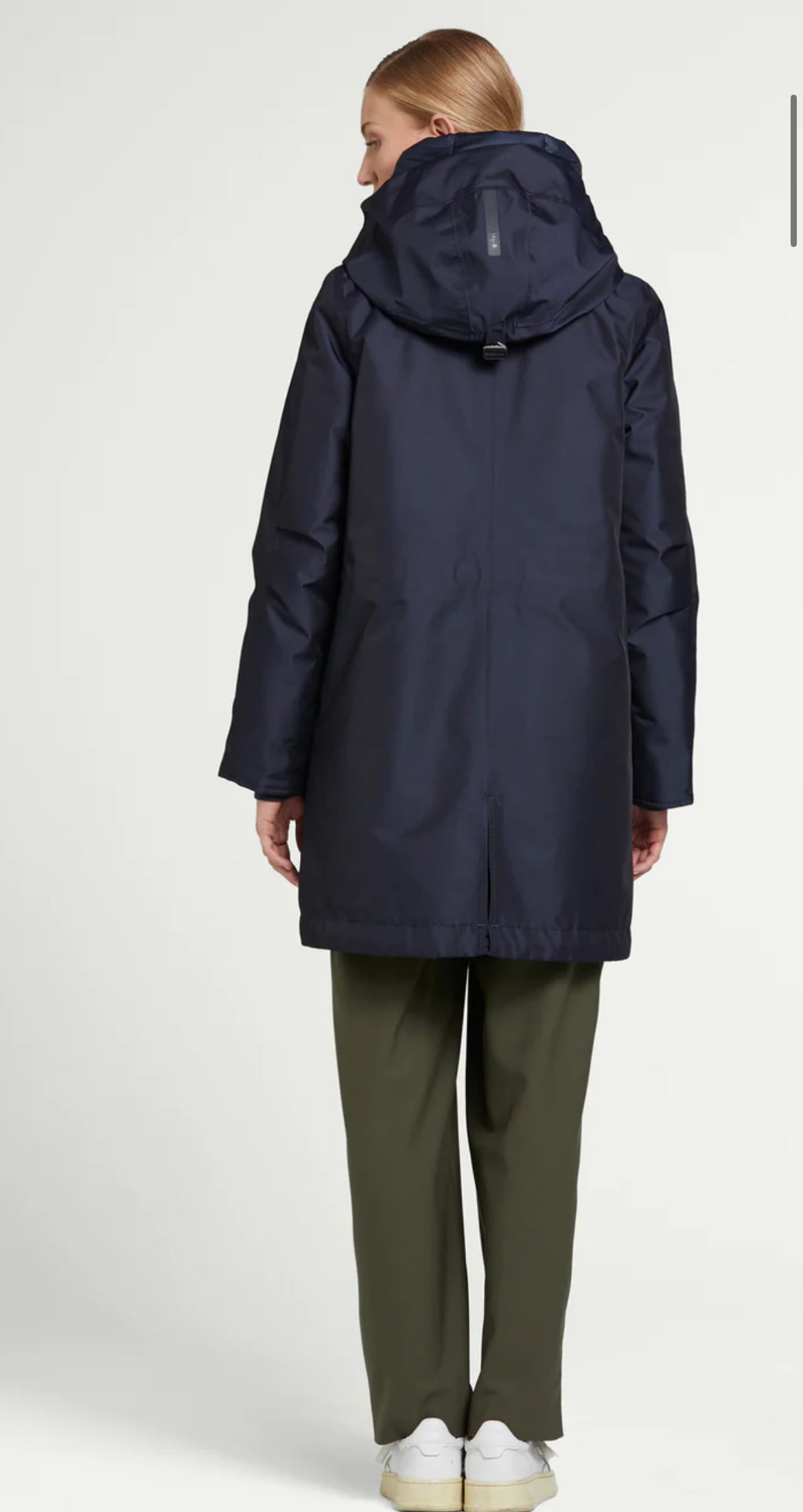 G-Lab Long Puffer Jacket in Dark Navy - SKULPT Dublin