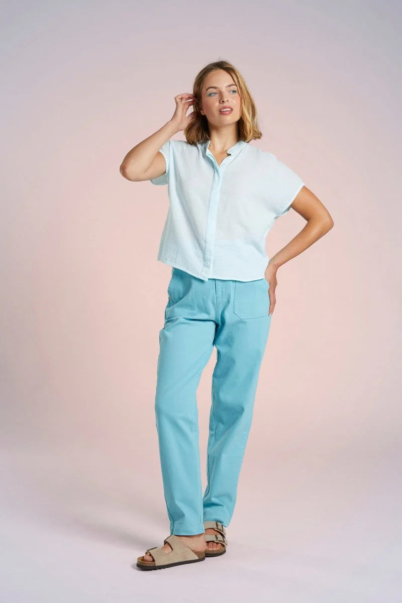 Mat de Misaine Mint Check Shirt - SKULPT Dublin