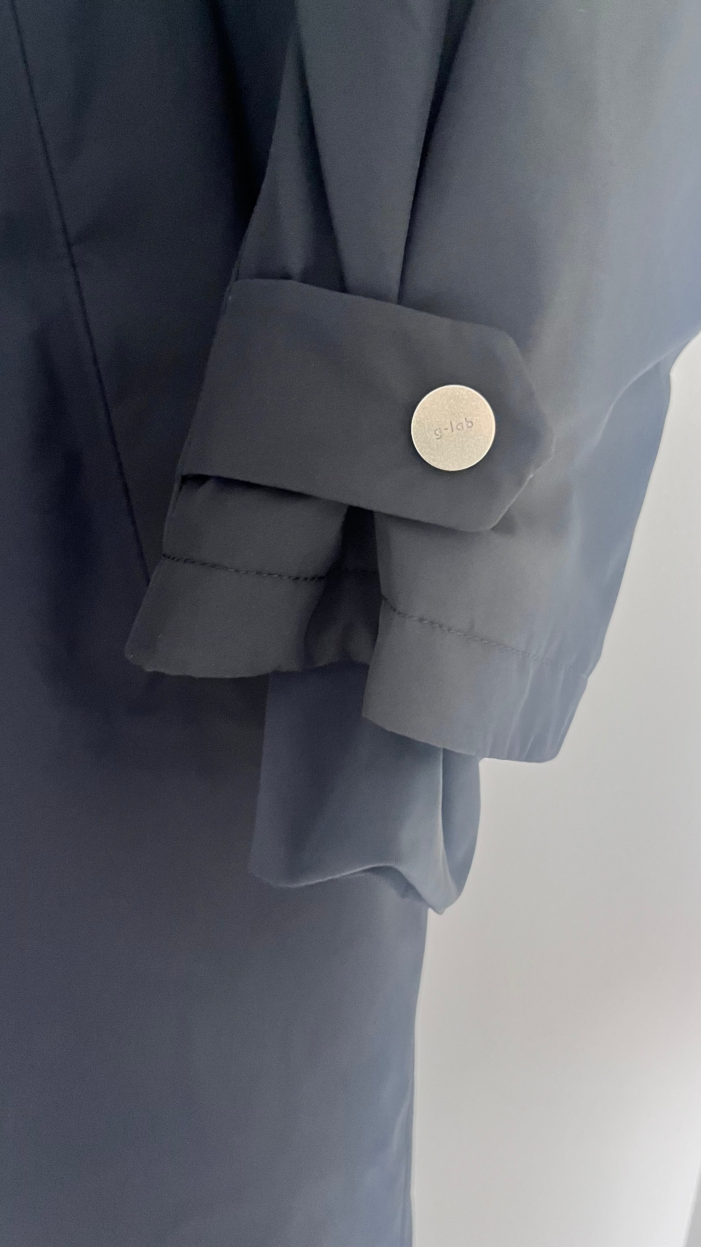 G-Lab Light Long Puffer Coat in Midnight - SKULPT Dublin