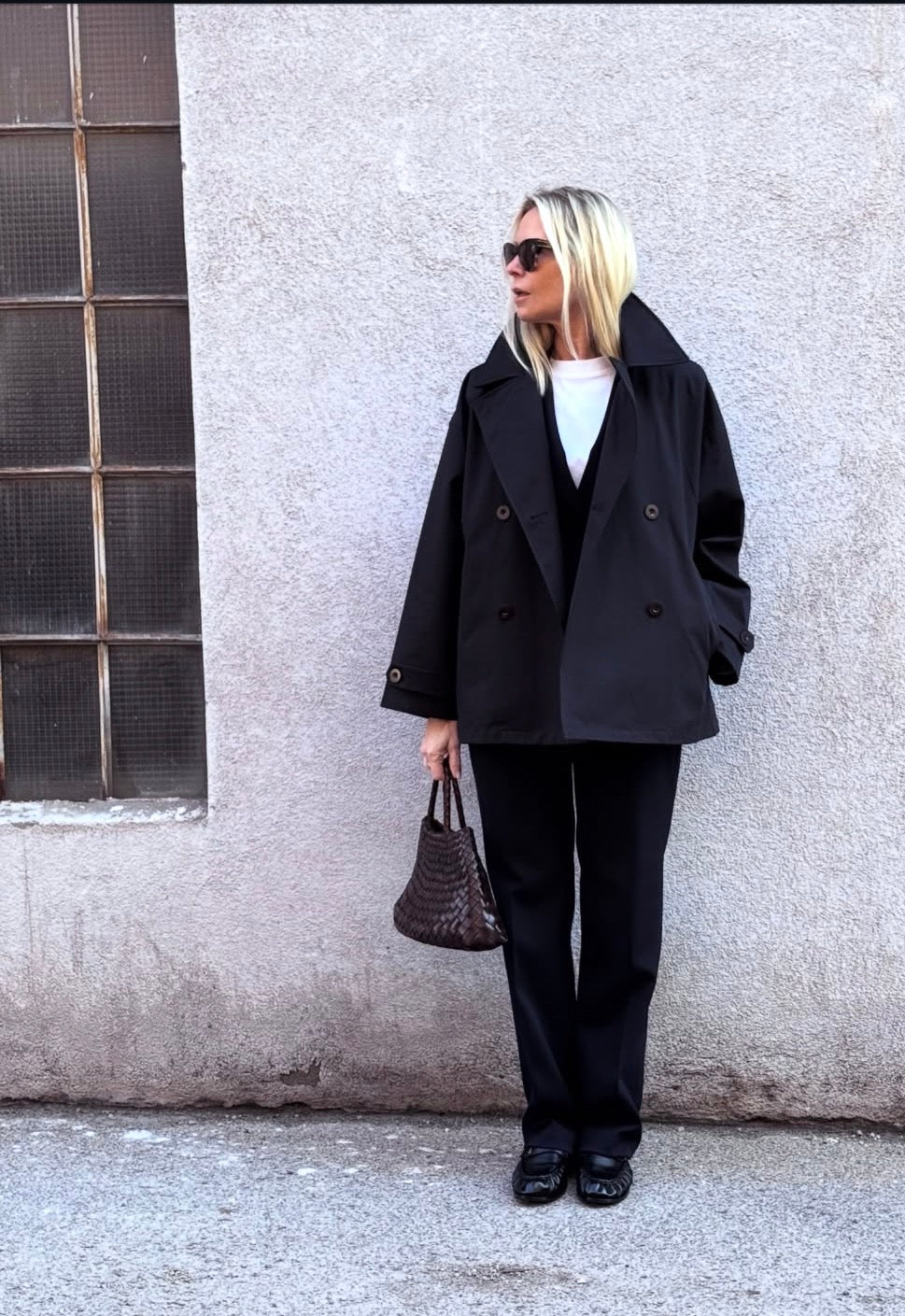 G-Lab Lightweight Trench in Dark Navy - SKULPT Dublin