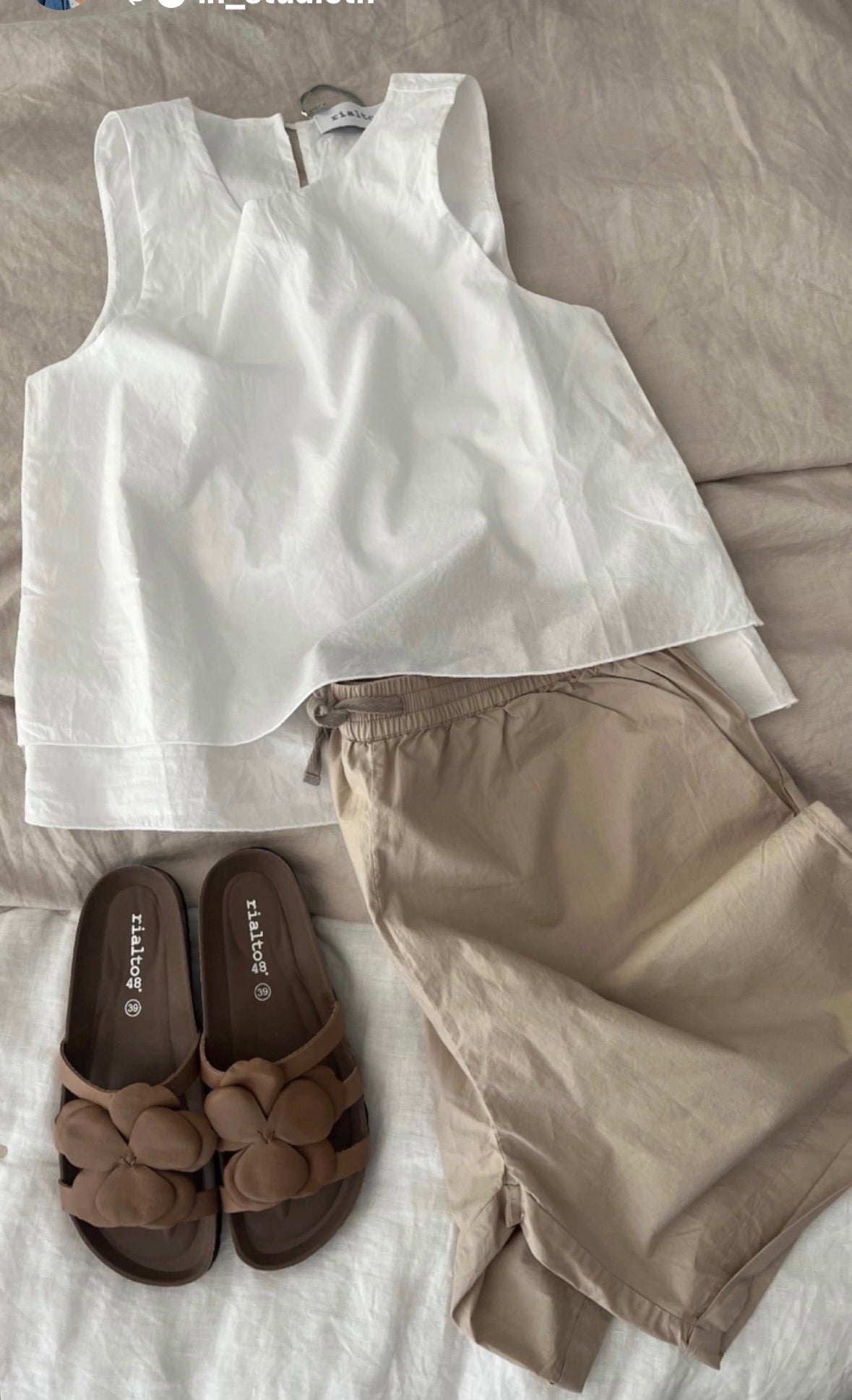 rialto48 Sleeveless Top in White - SKULPT Dublin