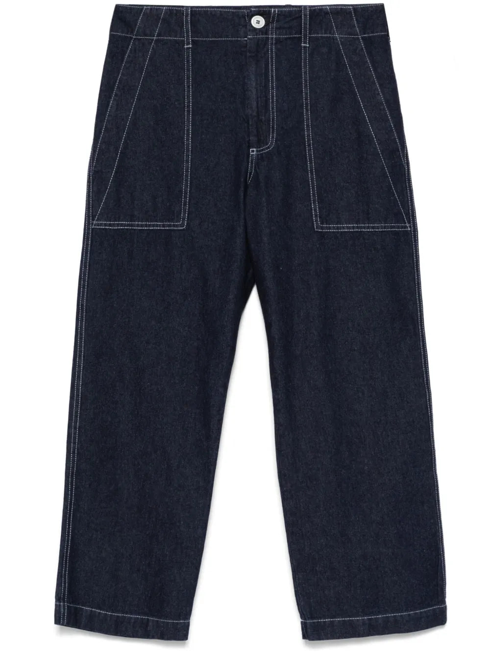 Jejia Straight Leg Trousers in Denim - SKULPT Dublin