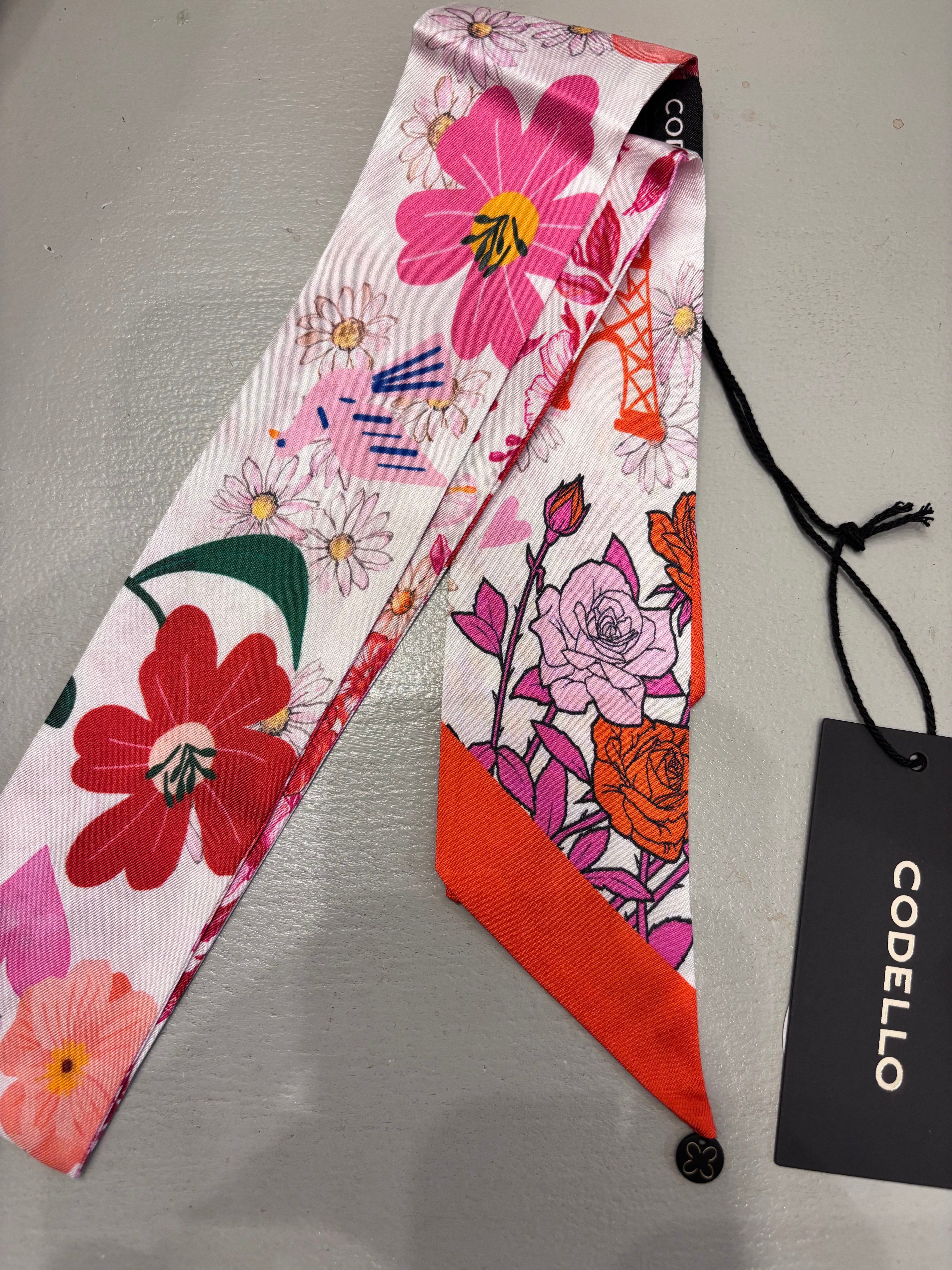 Codello Twilly Silk Scarf Various Colours - SKULPT Dublin