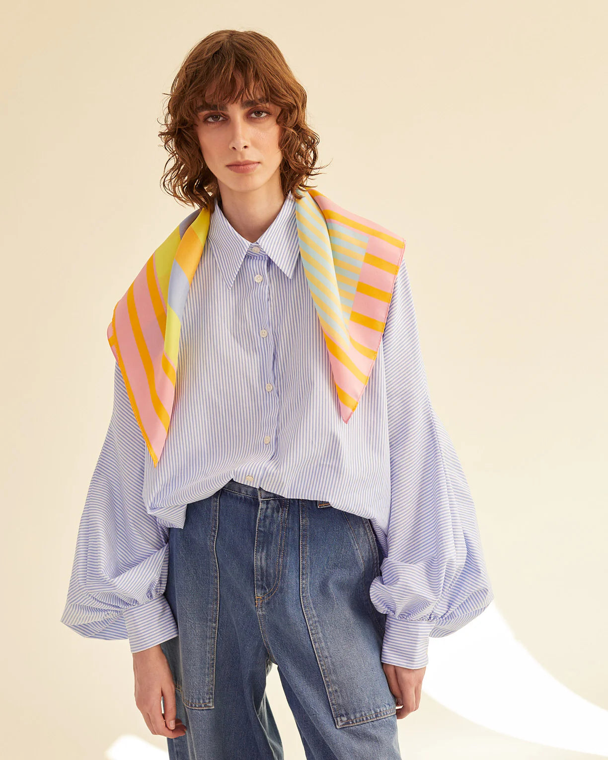 Trait Scarf in Lemonade - SKULPT Dublin