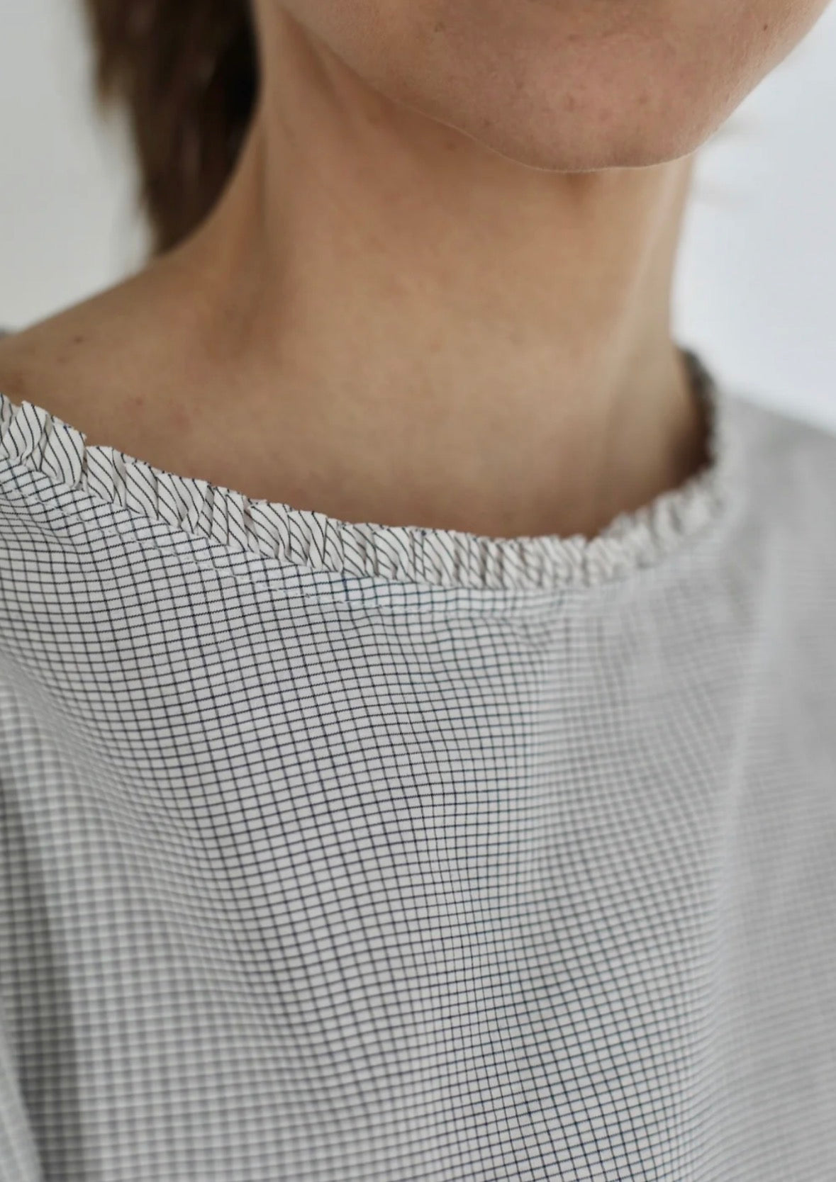 Apuntob Bracelet Sleeve Top in Meringue - SKULPT Dublin