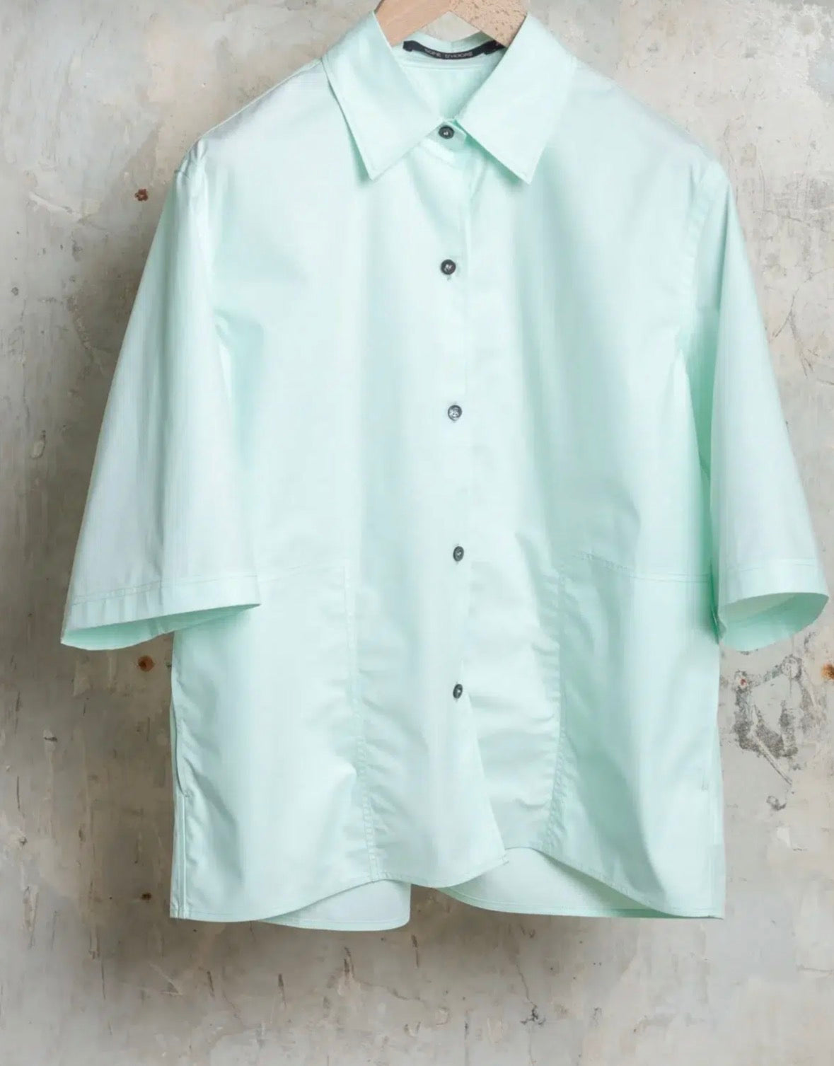 Sofie D'Hoore Short Sleeve Shirt in Mint - SKULPT Dublin