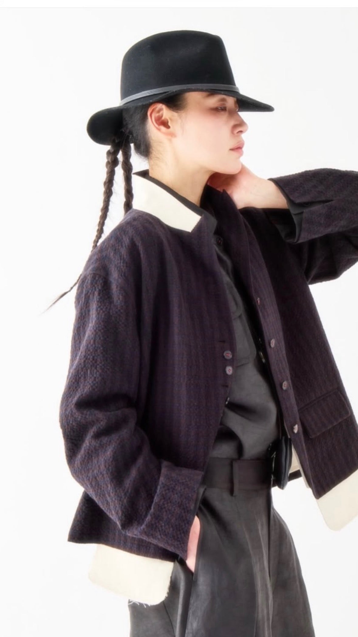 SOH Jacket in Gingham - SKULPT Dublin