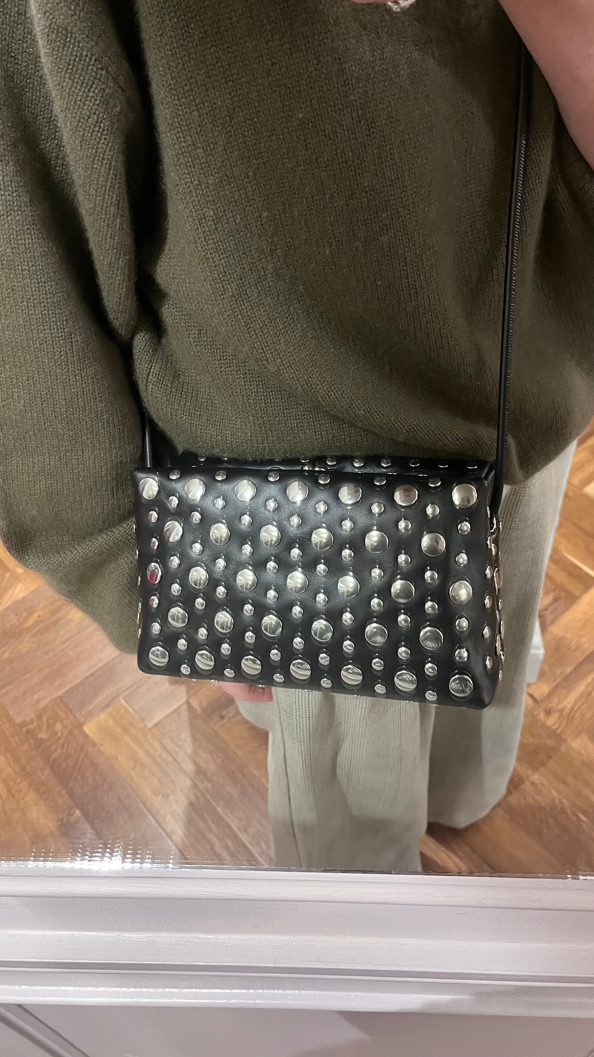Filodee Filo Stud Bag in Black - SKULPT Dublin