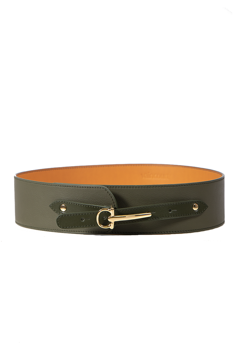 Vaincourt La Gracieuse Court Belt in Khaki - SKULPT Dublin