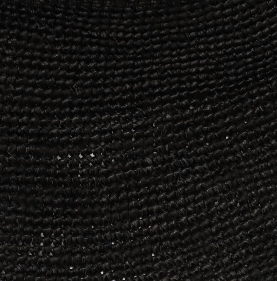 P cnq Japanese Raffia Sun Hat in Black - SKULPT Dublin