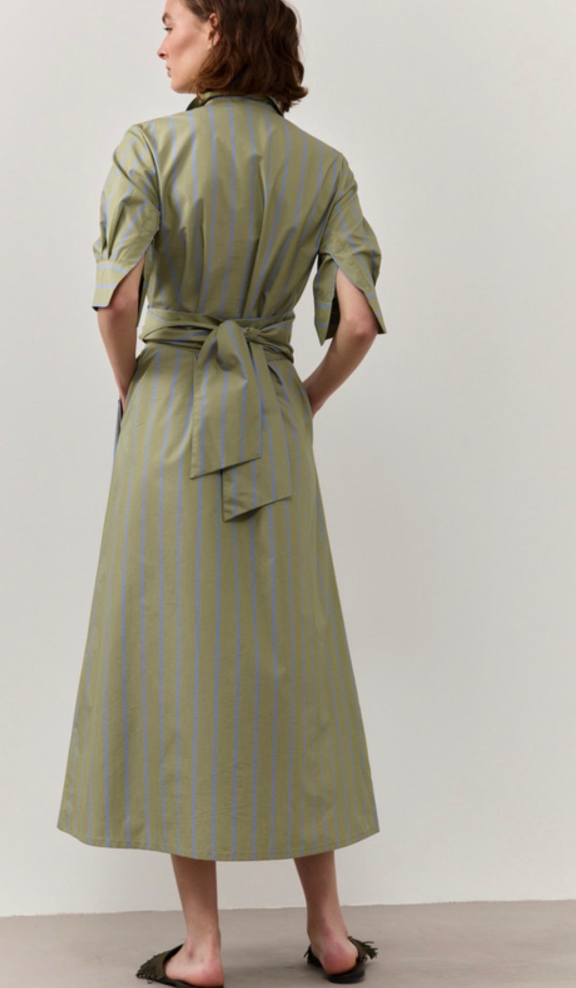 rialto48 Shirt Dress in Stripe - SKULPT Dublin