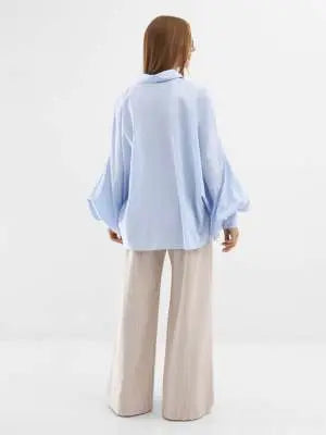 SoS Shirt in Light Blue - SKULPT Dublin