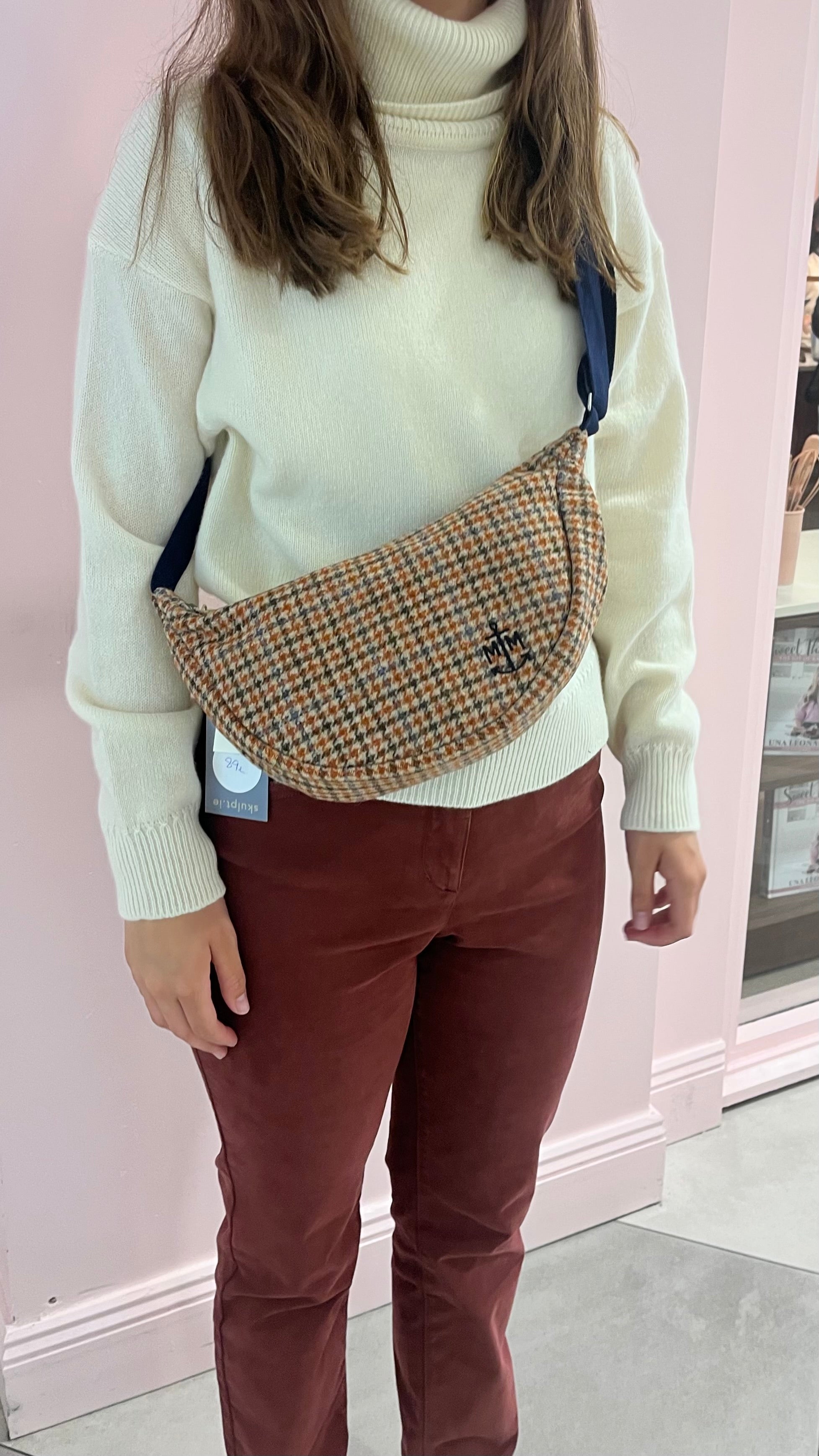 Mat de Misaine Poloneck Top in Natural - SKULPT Dublin
