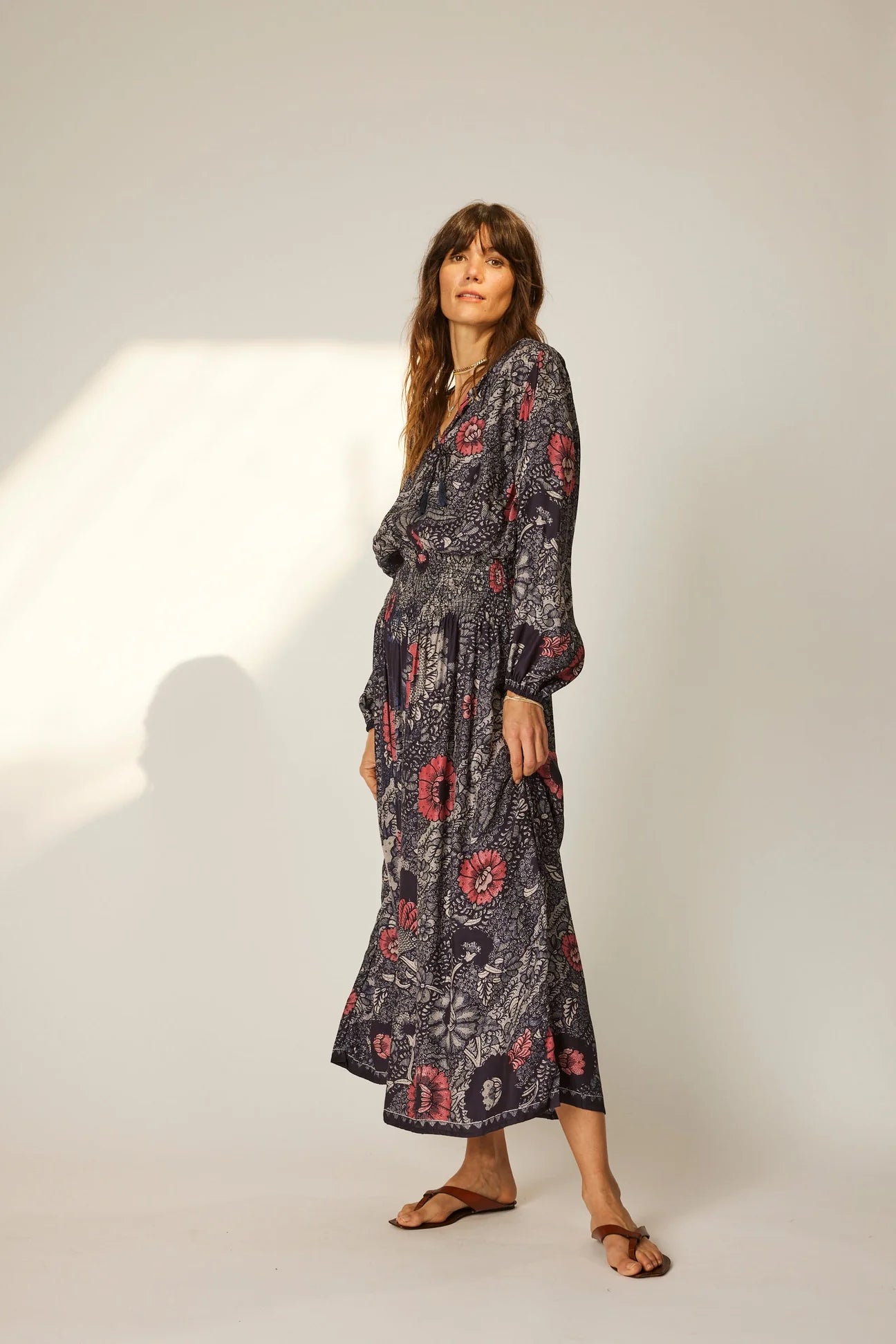 Natalie Martin Bella Skirt in Peacock Ink - SKULPT Dublin