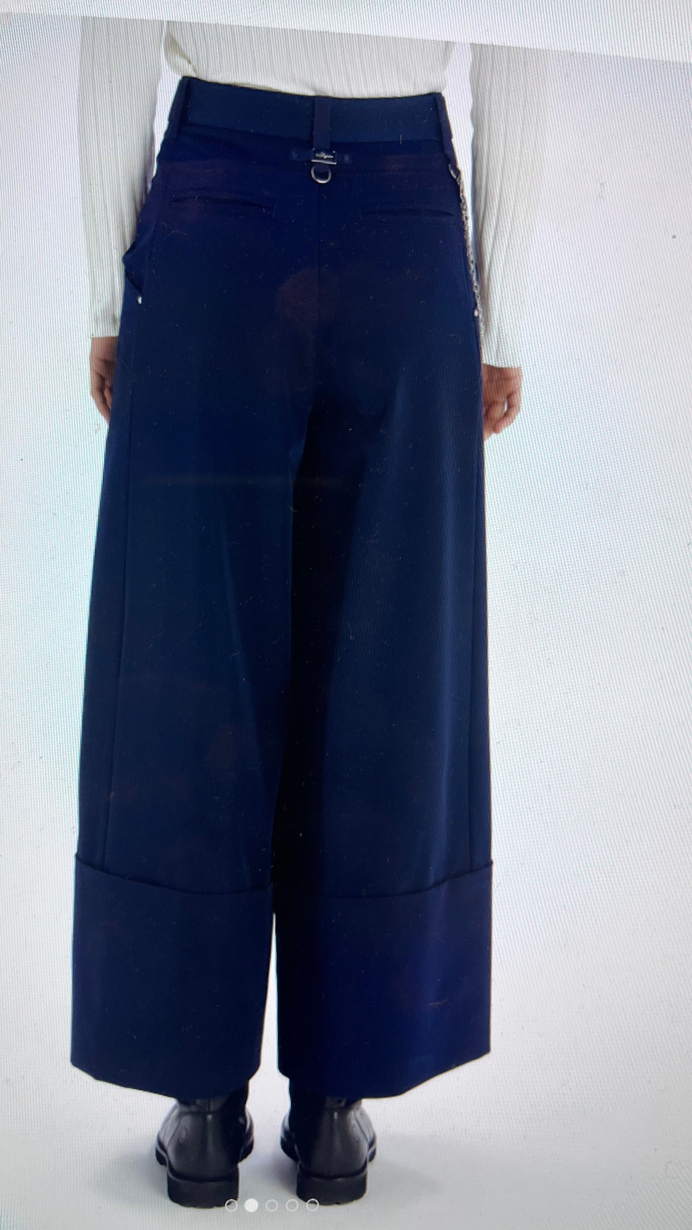 HIGH Everyday Gillie Trousers in Navy - SKULPT Dublin