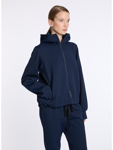 Lis Lareida Memphis Zip Up Hoodie in French Navy - SKULPT Dublin