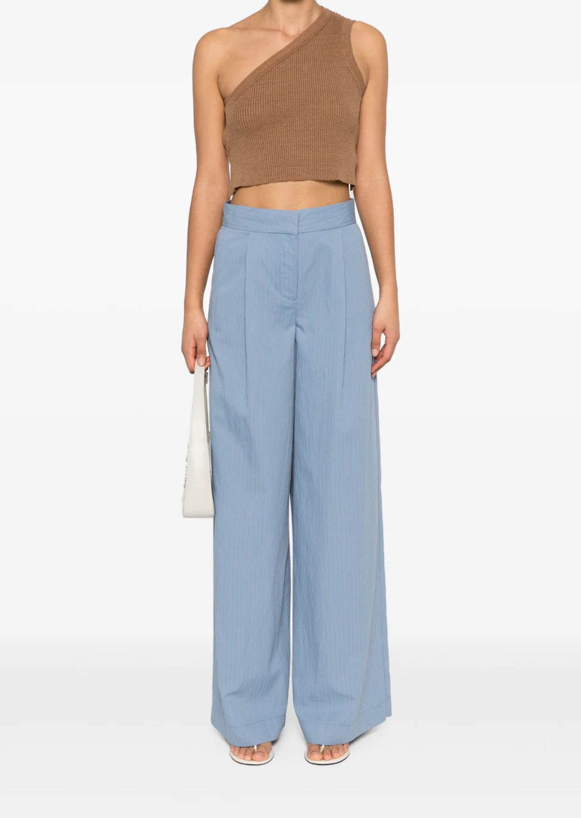 Frederica Tosi Blue Pin Stripe Trousers - SKULPT Dublin