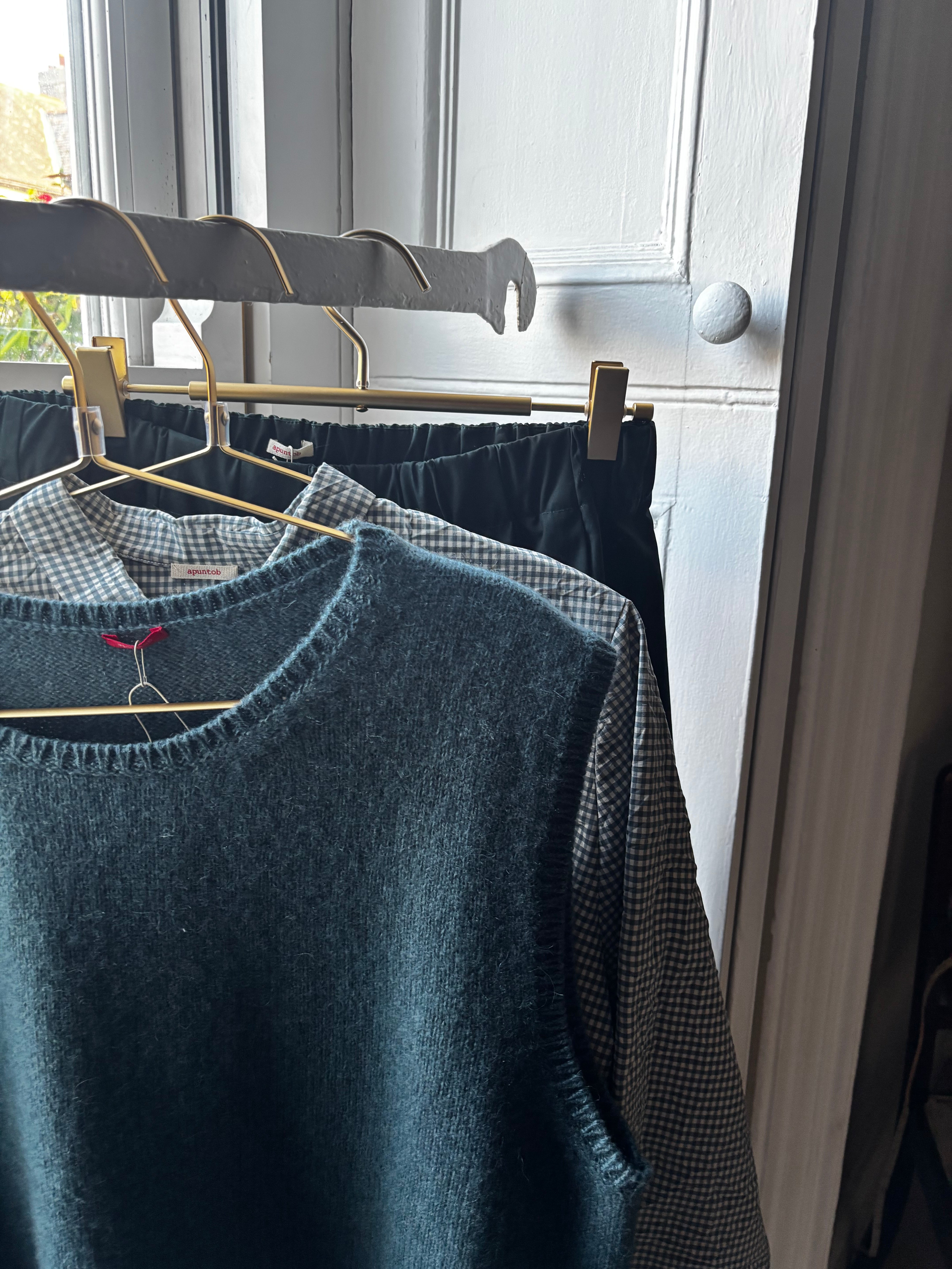 ApuntoB Knit Sleeveless Top in Teal - SKULPT Dublin