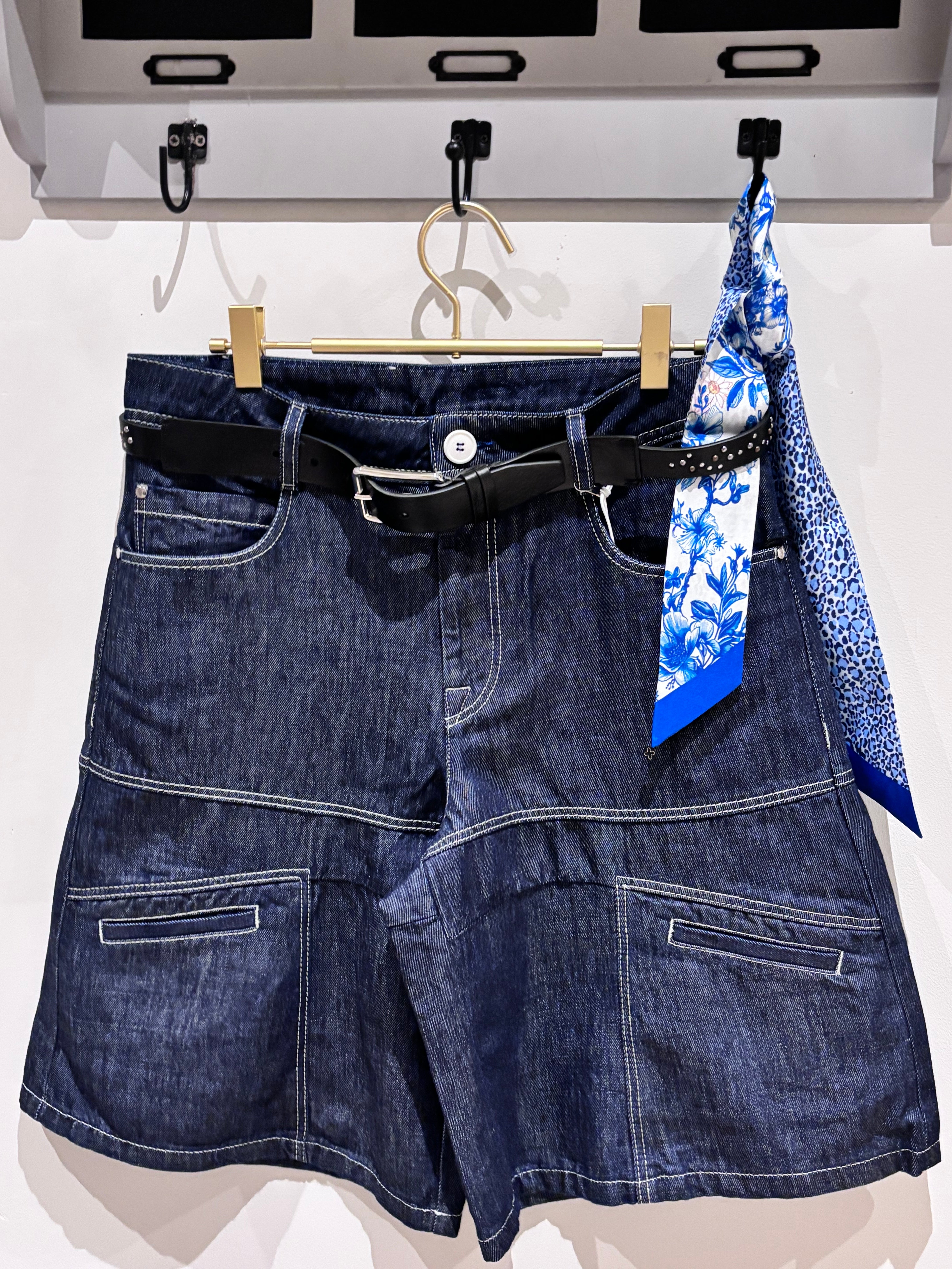 HIGH Everyday Hitcher Shorts in Denim - SKULPT Dublin