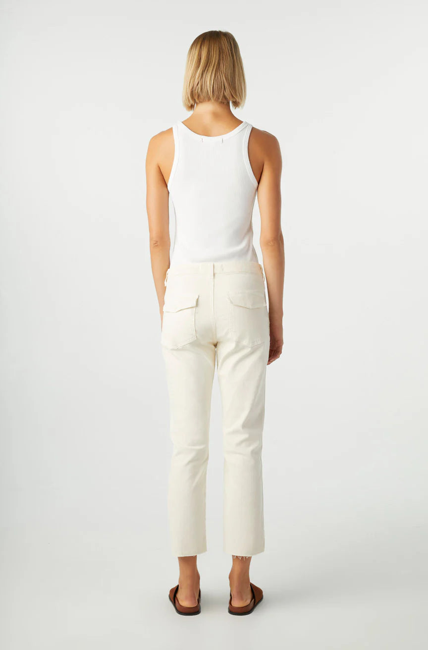 AMO Denim Easy Trouser - Bone