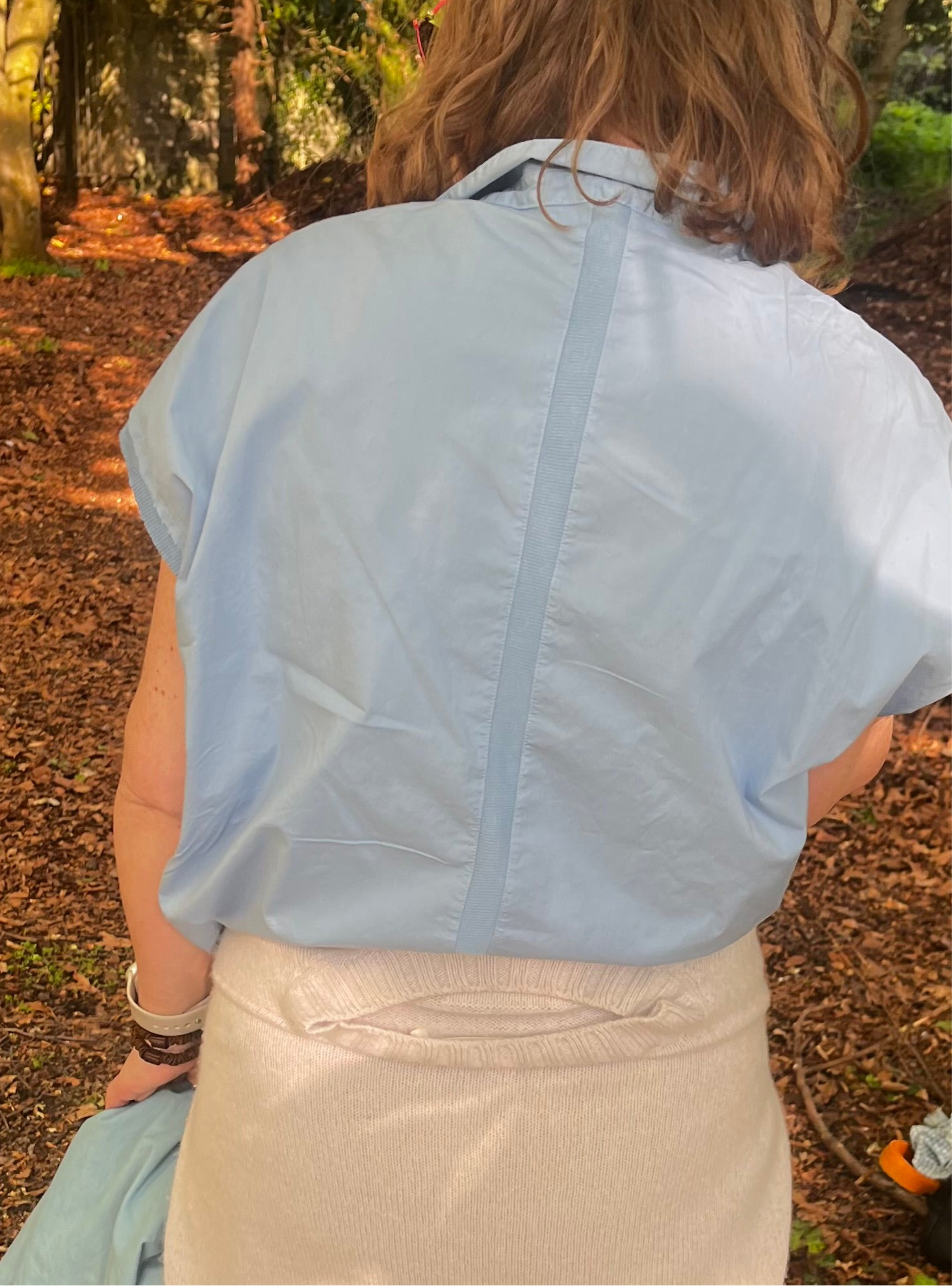 KristenseN Du Nord Summer Short Sleeve Shirt in Blue - SKULPT Dublin