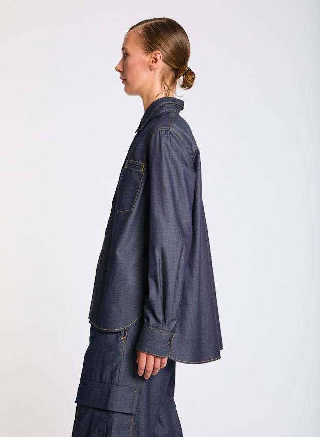 Lis Lareida Chambray Zarah Denim Shirt - SKULPT Dublin