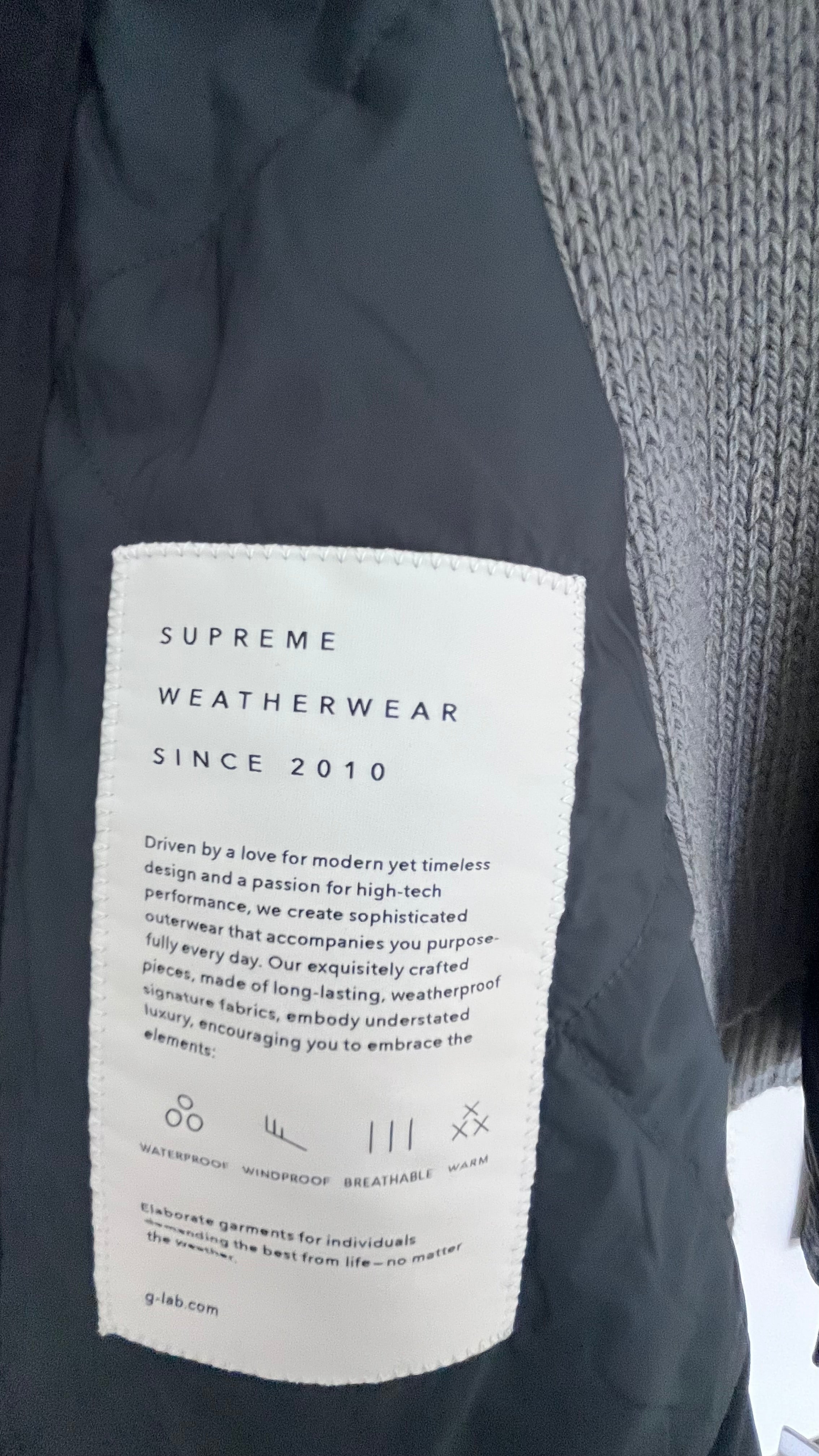 G-Lab Light Long Puffer Coat in Midnight - SKULPT Dublin