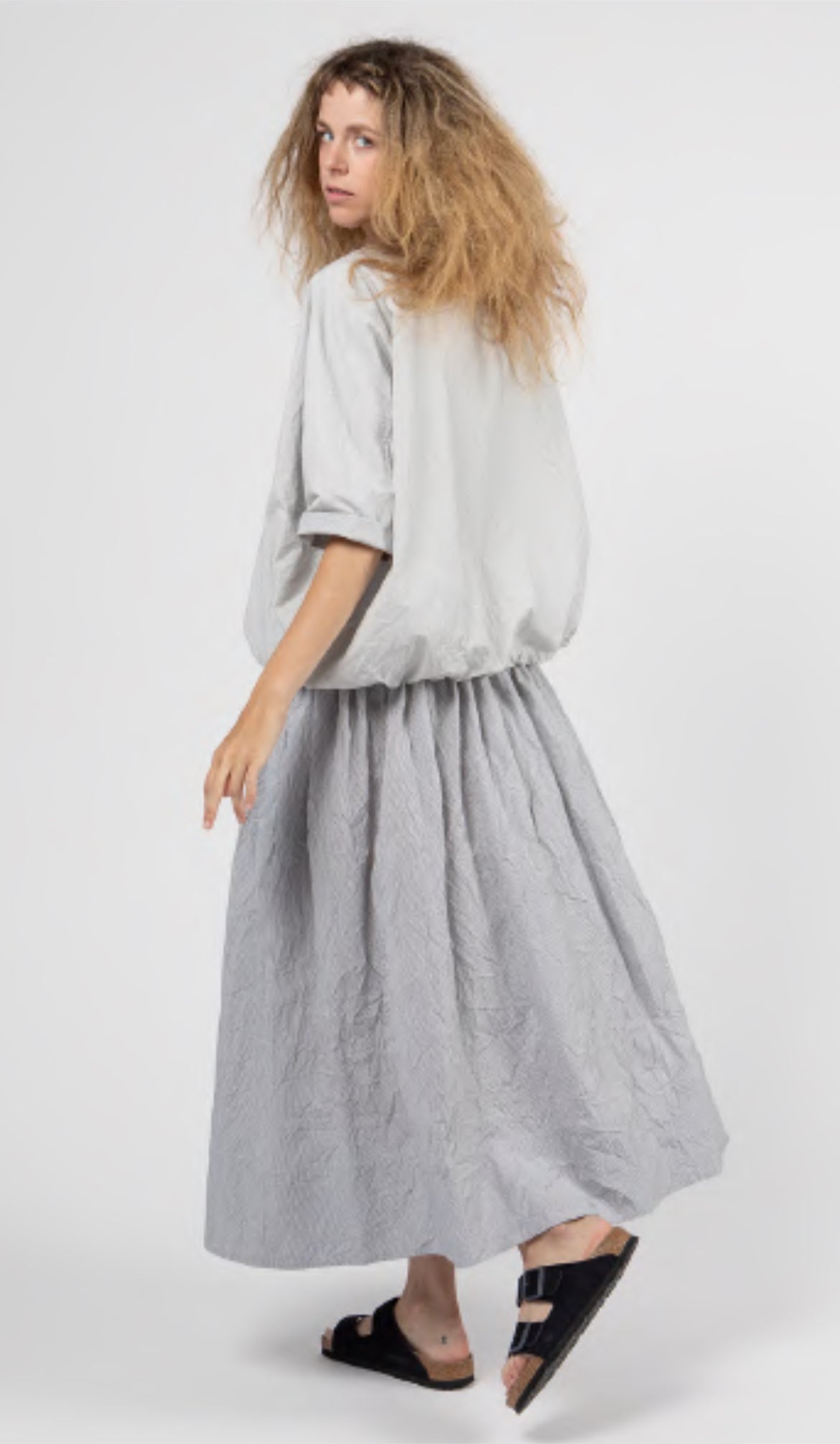 Apuntob Short Sleeve Top in Meringue - SKULPT Dublin